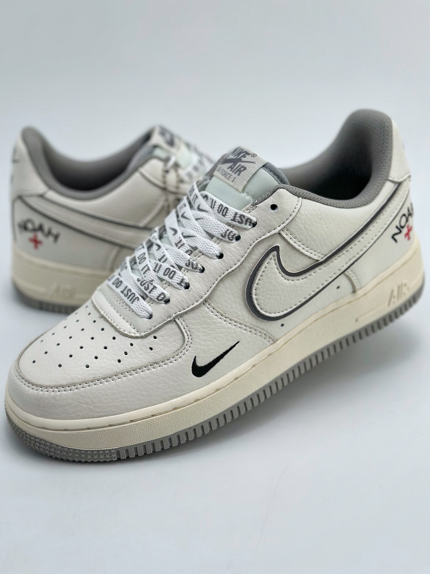 240 Nike Air Force 1 Low 07 x NOAH 联名白灰 NY6607-11