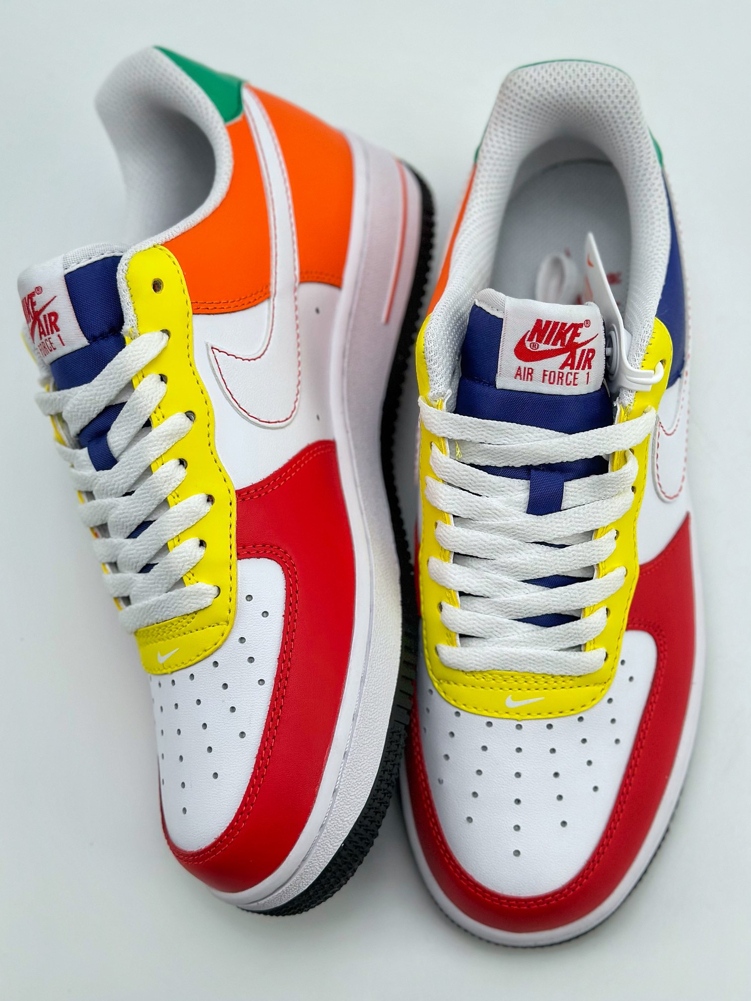 Nike Air Force 1 Low 07 ”Rubik's Cube” White, Blue and Red FN6840-657