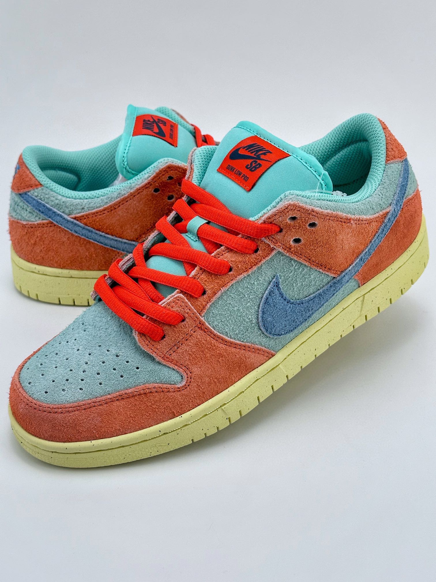 210 NIKE SB Dunk Low Noise Aqua 橙青色 DV5429-800