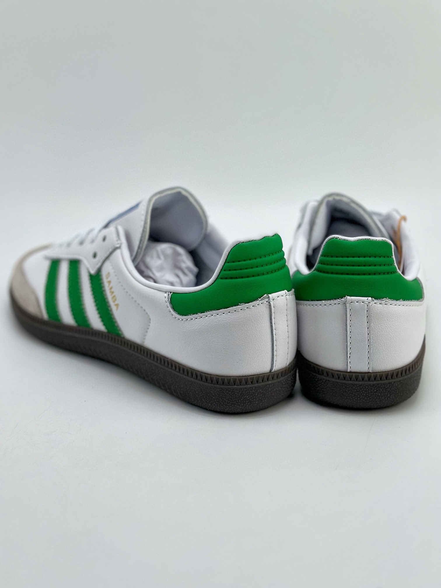 150 adidas originals Samba OG 白绿 IG1024