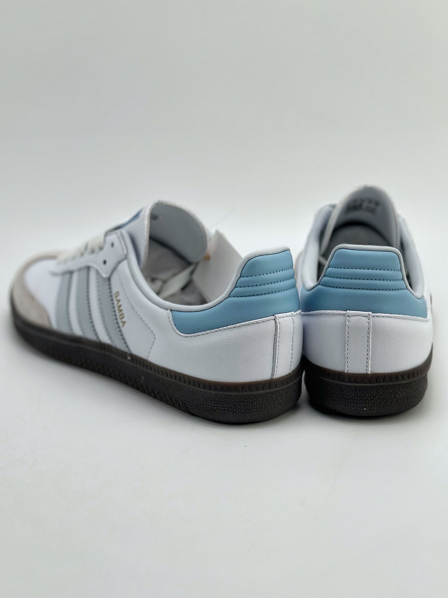 150 adidas originals Samba OG 白蓝 ID2055