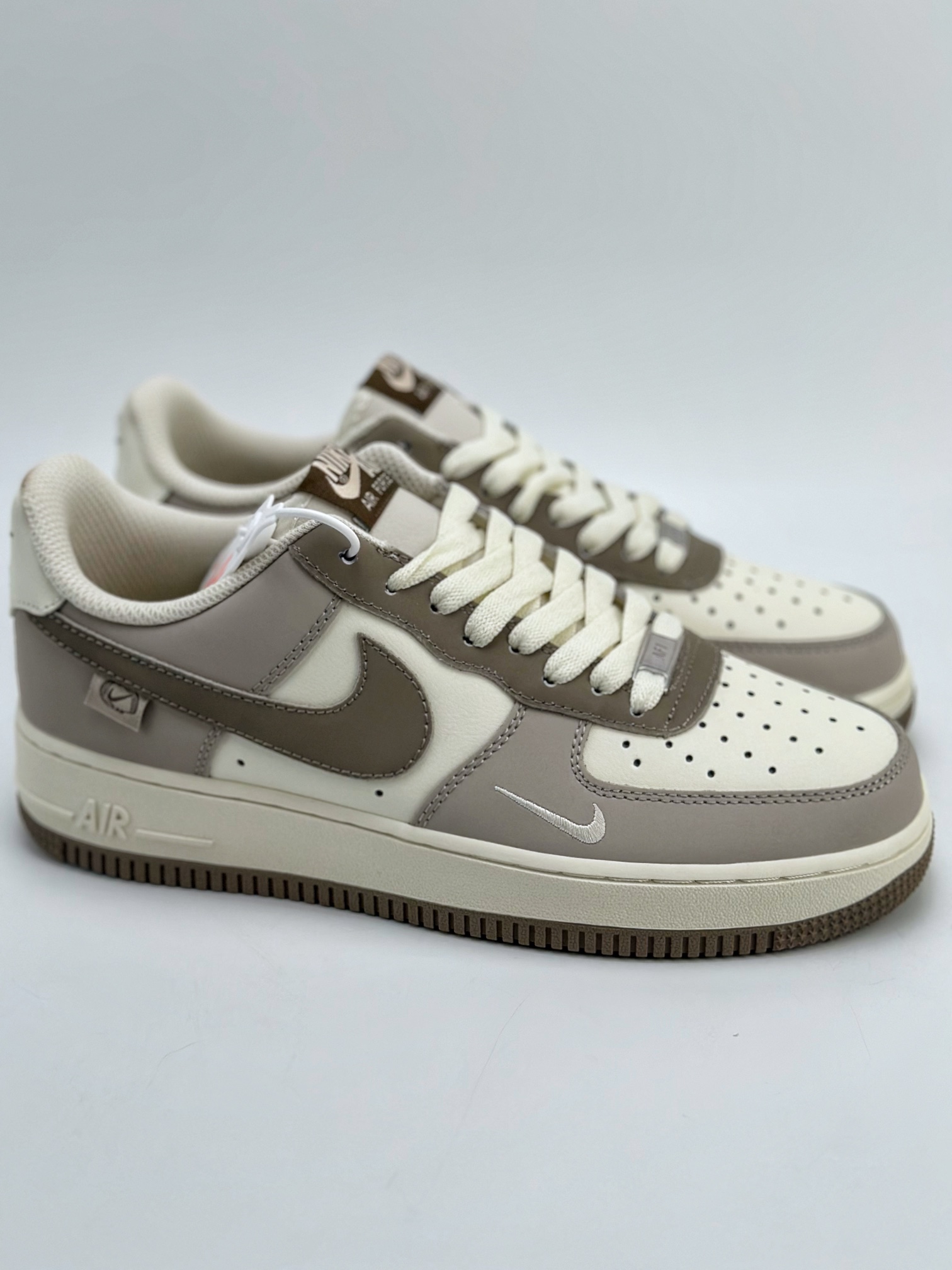 240 Nike Air Force 1 Low 07 拼接白褐 DB3301-188