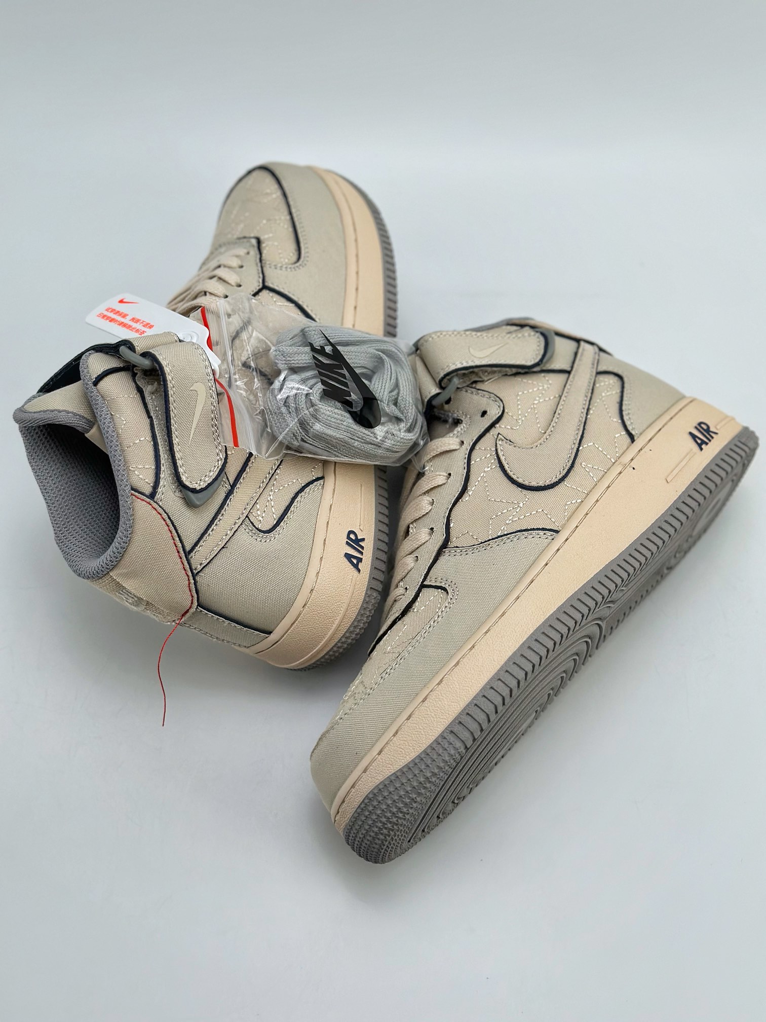 240 Nike Air Force 1 Mid 07 浅棕帆布 DZ5367-219