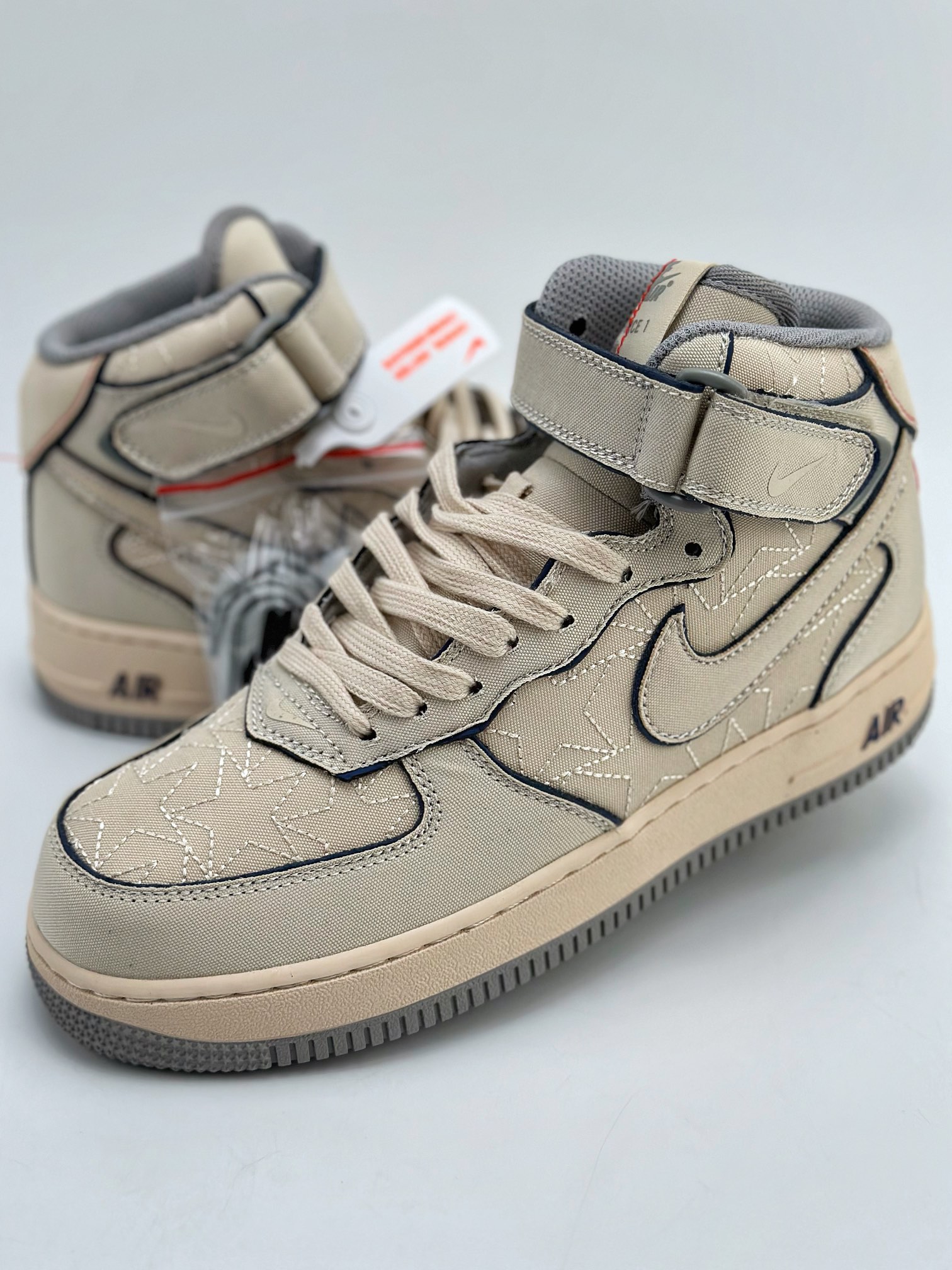 240 Nike Air Force 1 Mid 07 浅棕帆布 DZ5367-219