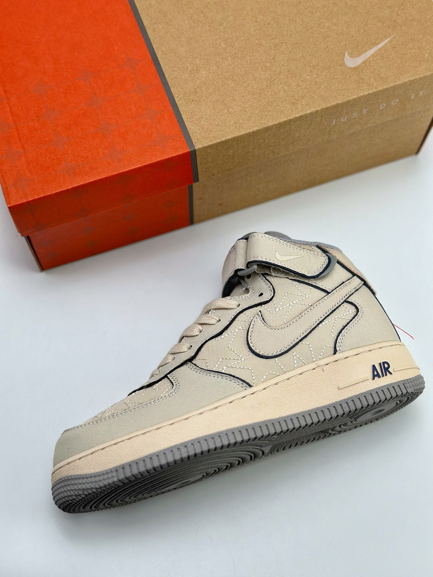 240 Nike Air Force 1 Mid 07 浅棕帆布 DZ5367-219