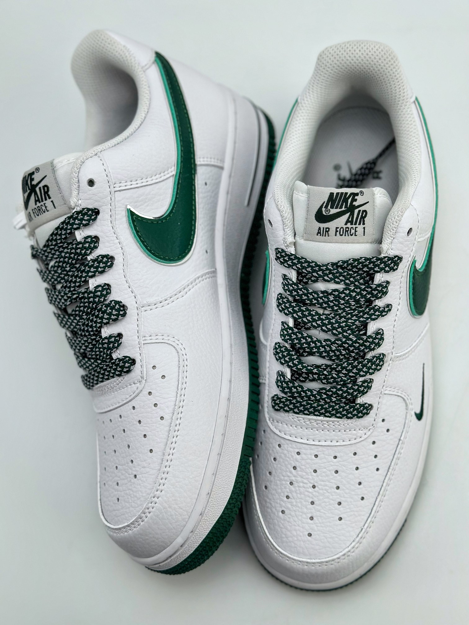 Nike Air Force 1 Low 07 Stussy White Green Swoosh Stars