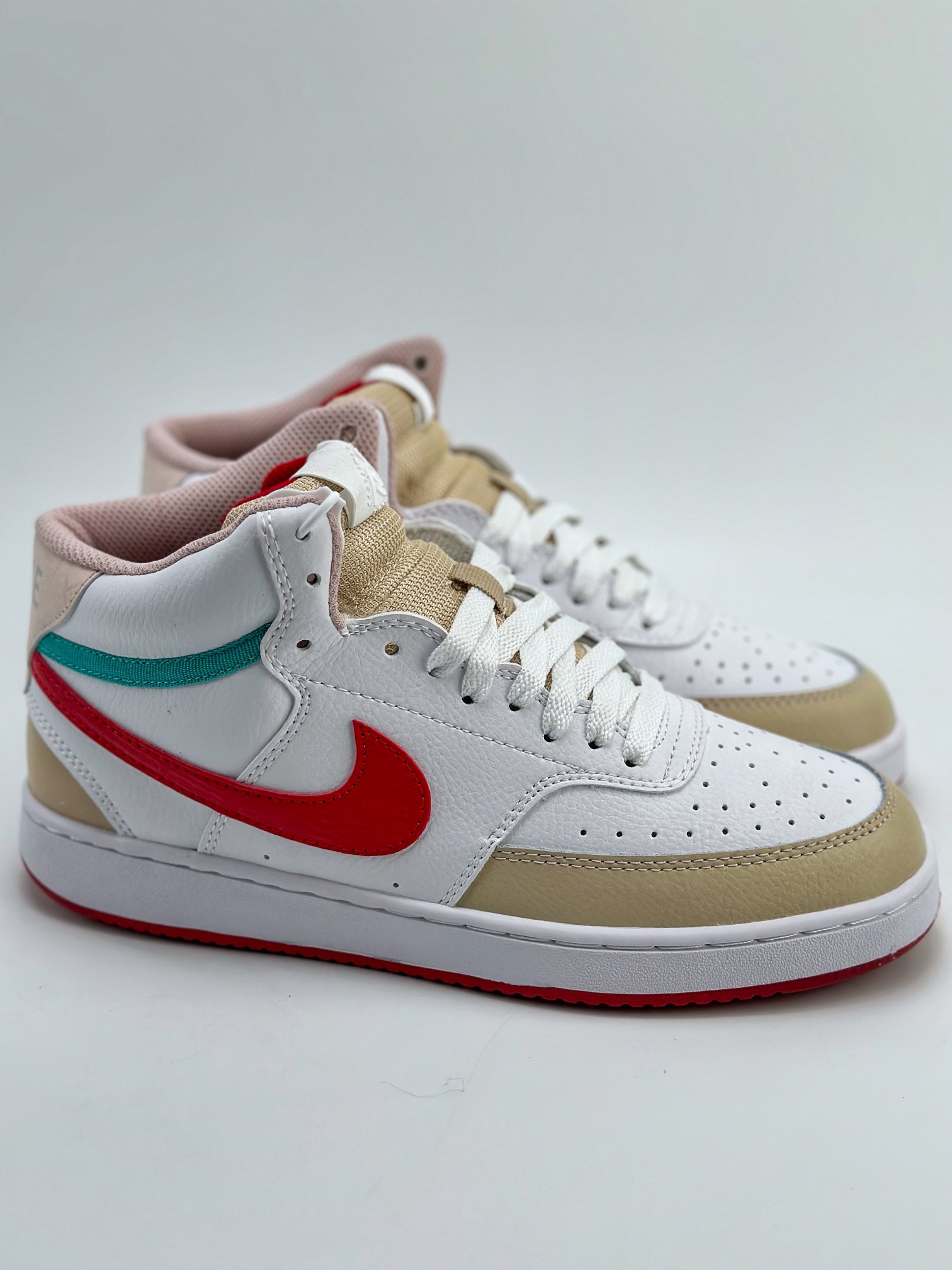 150 Nike Court Vision High 白黄红 休闲运动板鞋  DQ5363-161