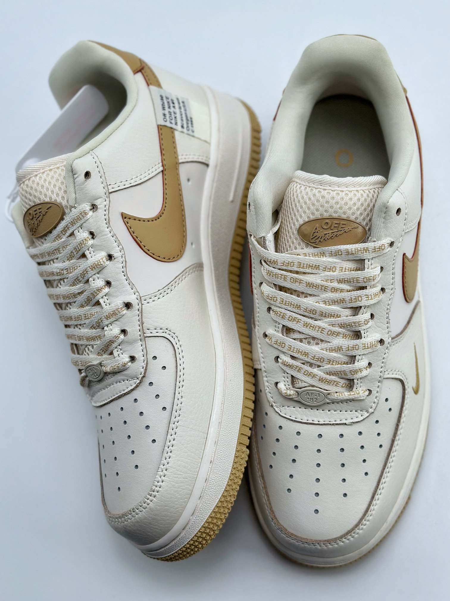 240 Nike Air Force 1 Low 07 x Off White 联名白黄 PF9055-772