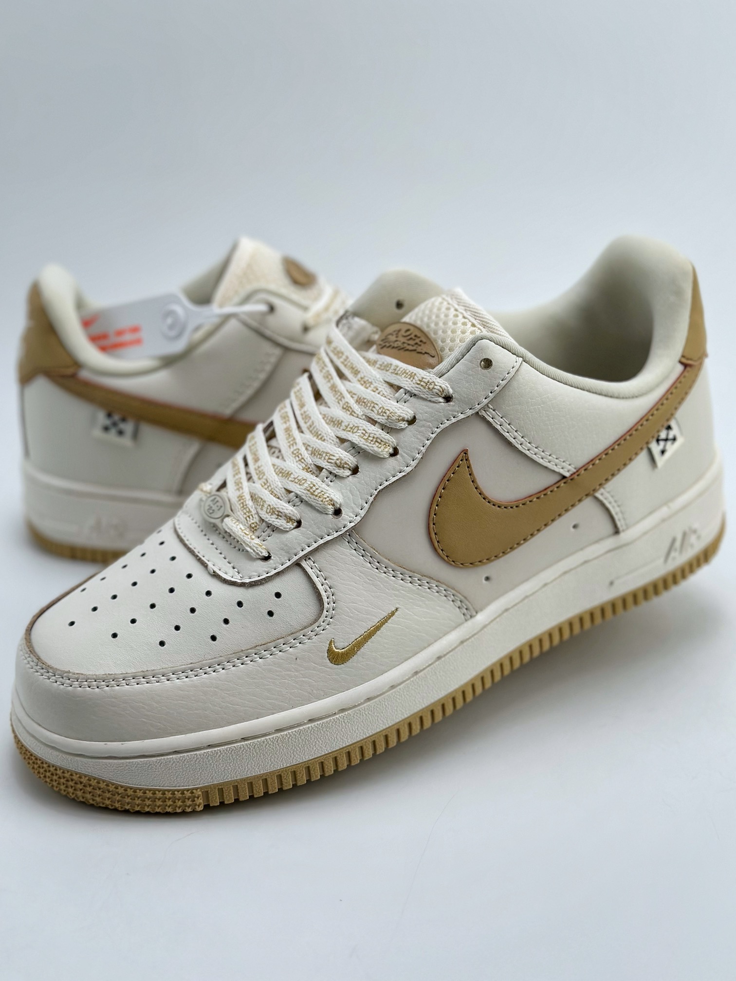 240 Nike Air Force 1 Low 07 x Off White 联名白黄 PF9055-772