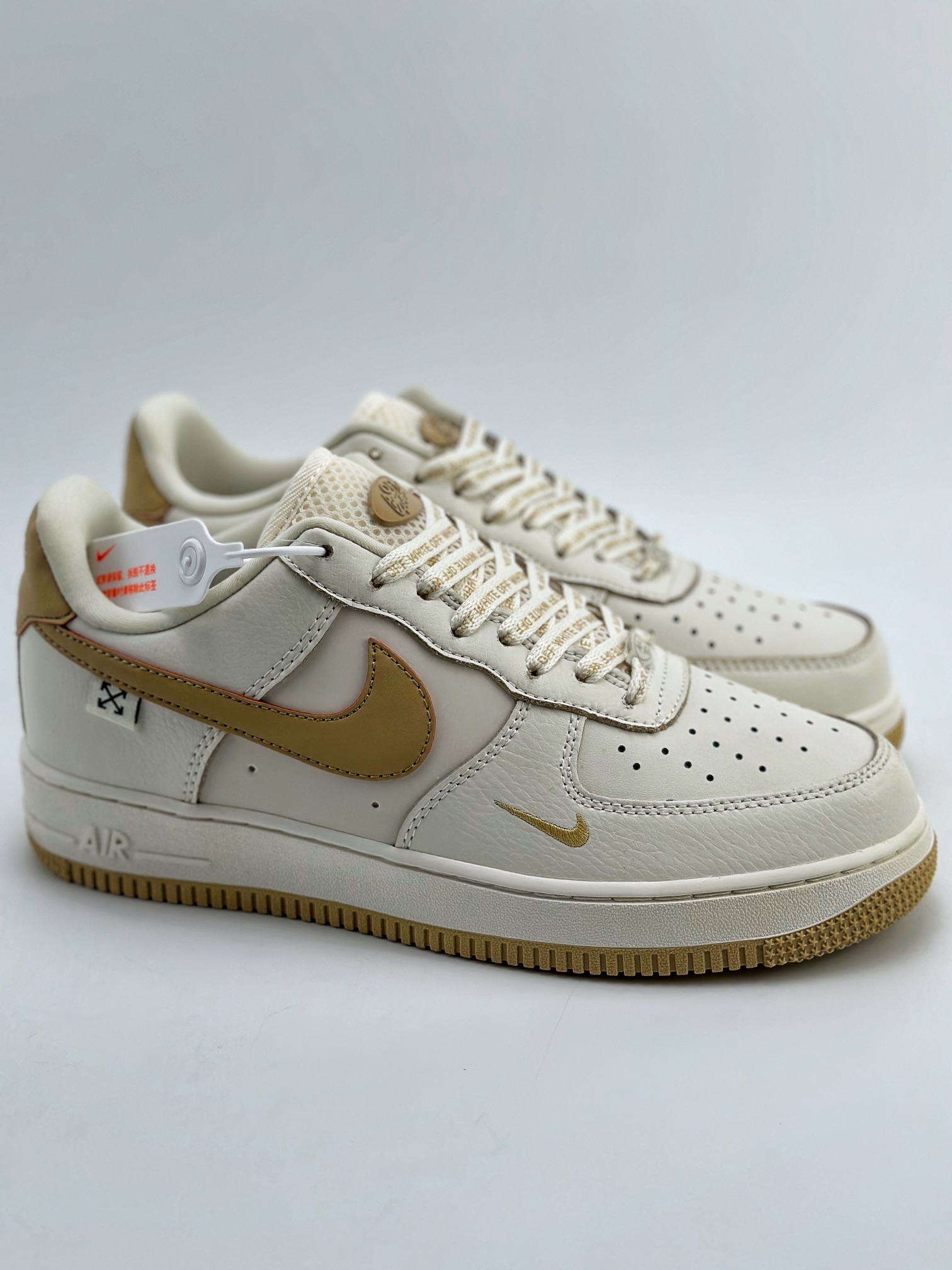 240 Nike Air Force 1 Low 07 x Off White 联名白黄 PF9055-772