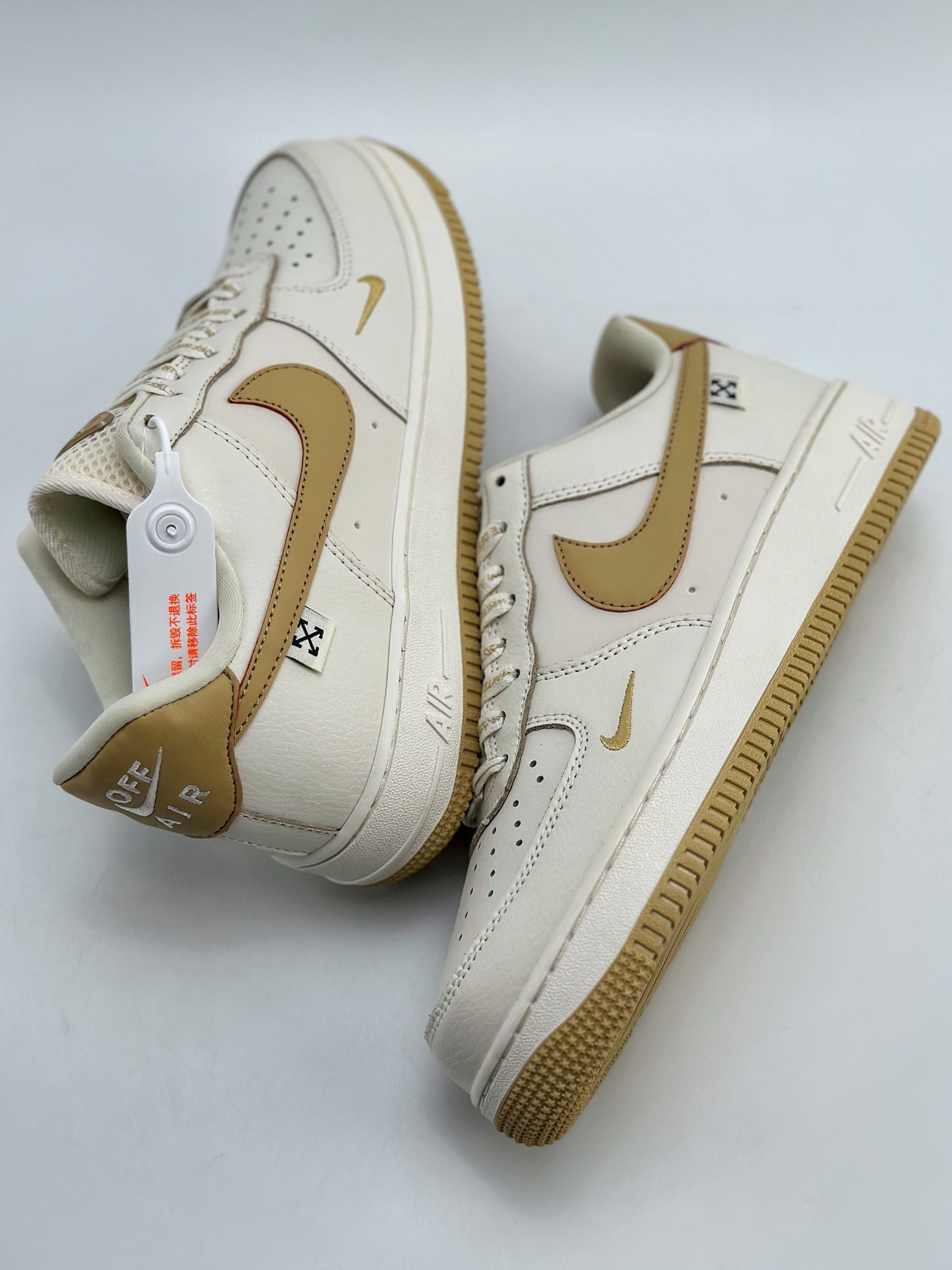 240 Nike Air Force 1 Low 07 x Off White 联名白黄 PF9055-772