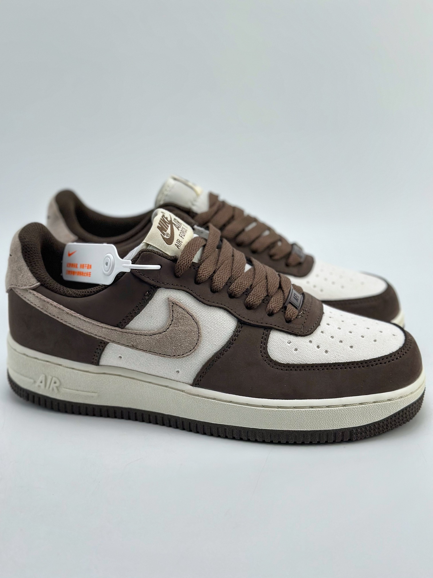 220 Nike Air Force 1 Low 07 帆布白褐 NT9988-818