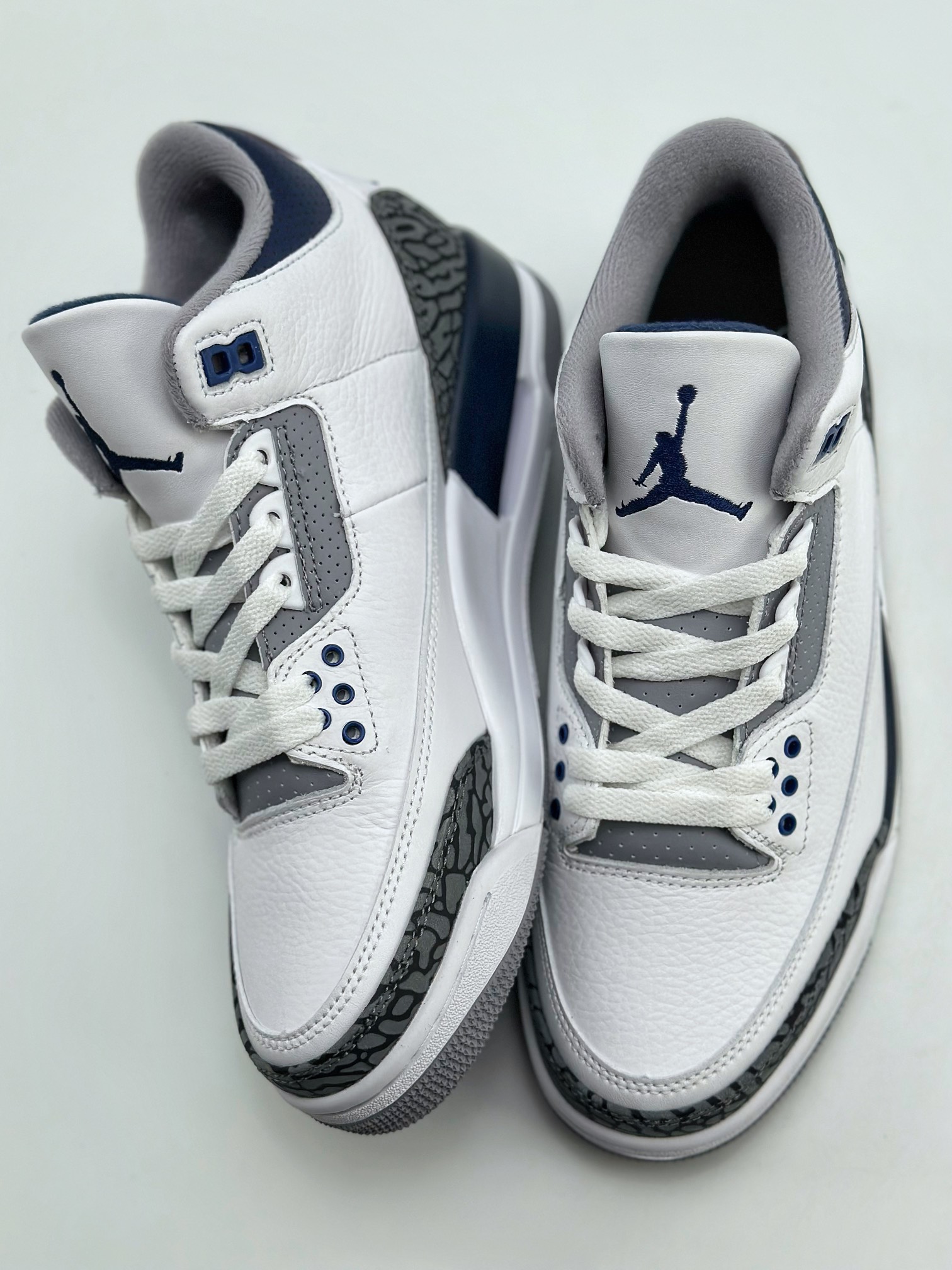 320 Air Jordan 3 Retro 白蓝 潮流复古篮球鞋 CT8532-140