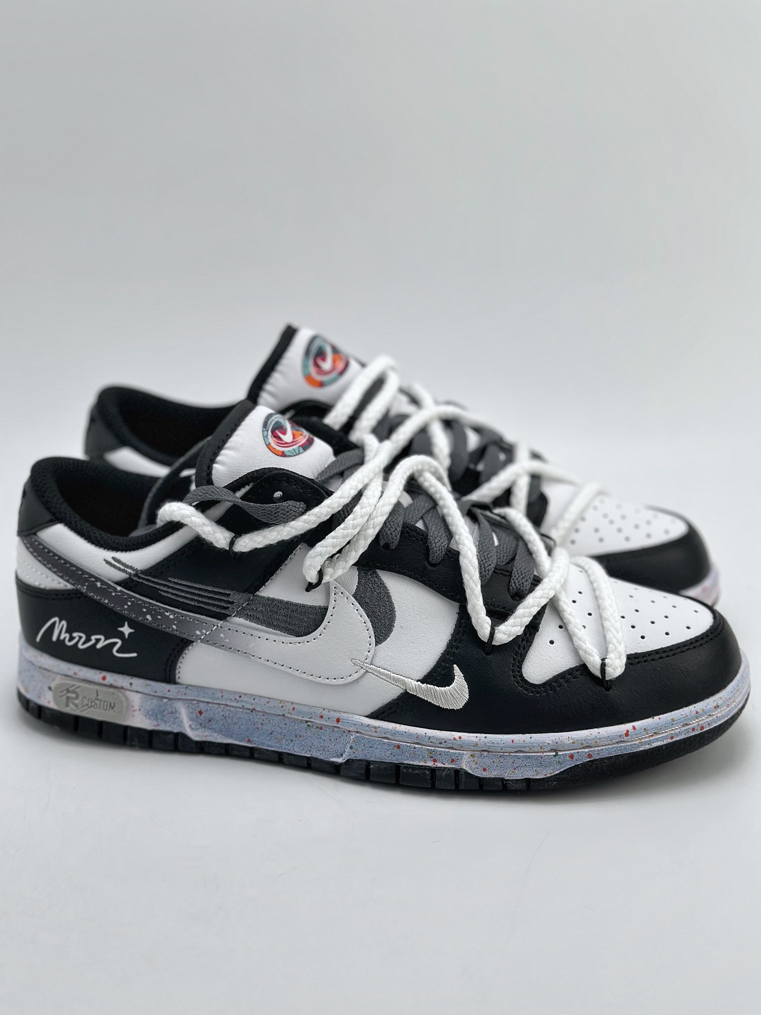 240 NIKE SB Dunk Low "Multi Color" Swoosh 活力三勾 黑色月光 FD4623-160