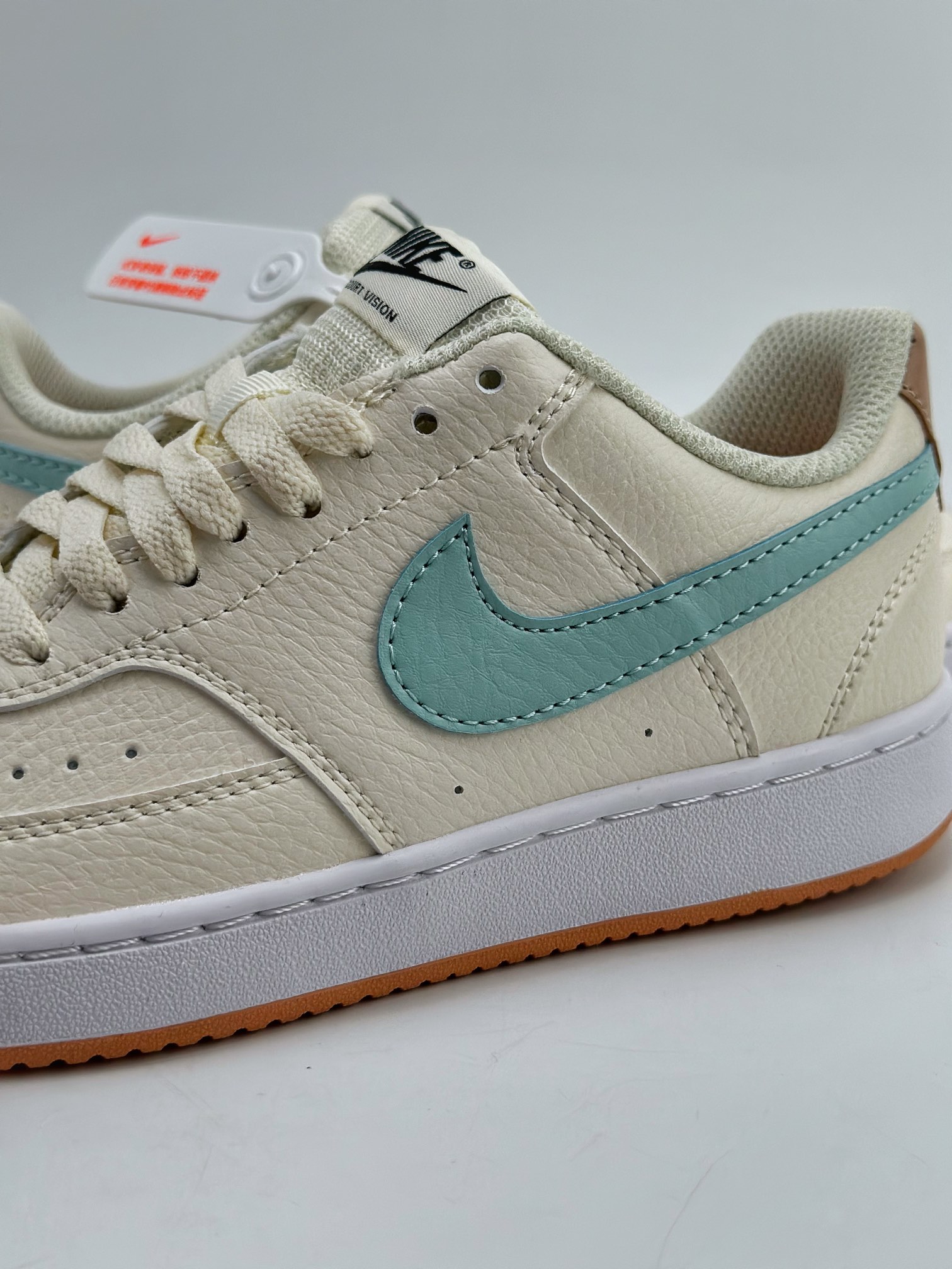 200 Nike Court Vision Low 米黄薄荷绿 休闲运动板鞋  FQ6876-131