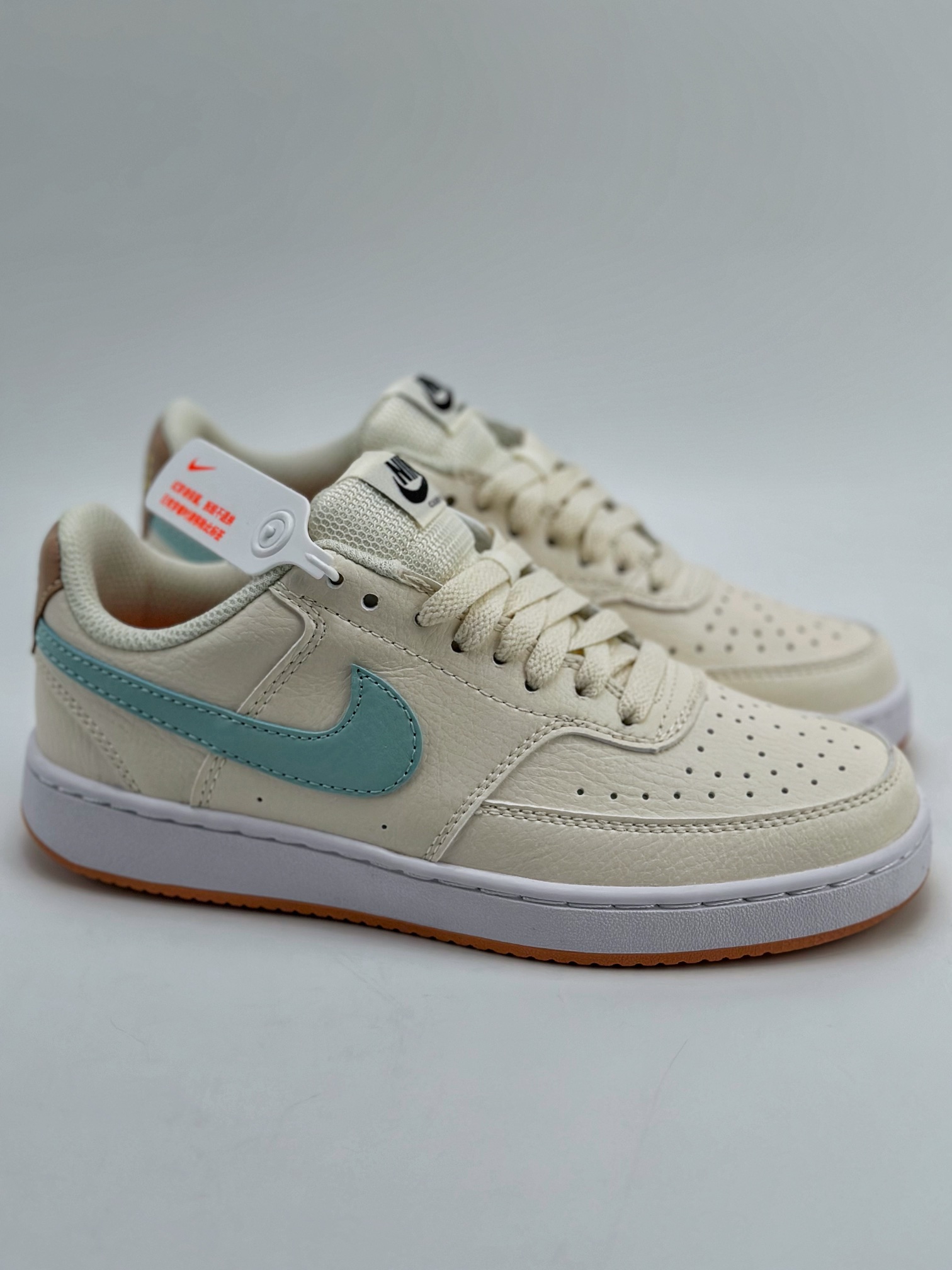 200 Nike Court Vision Low 米黄薄荷绿 休闲运动板鞋  FQ6876-131