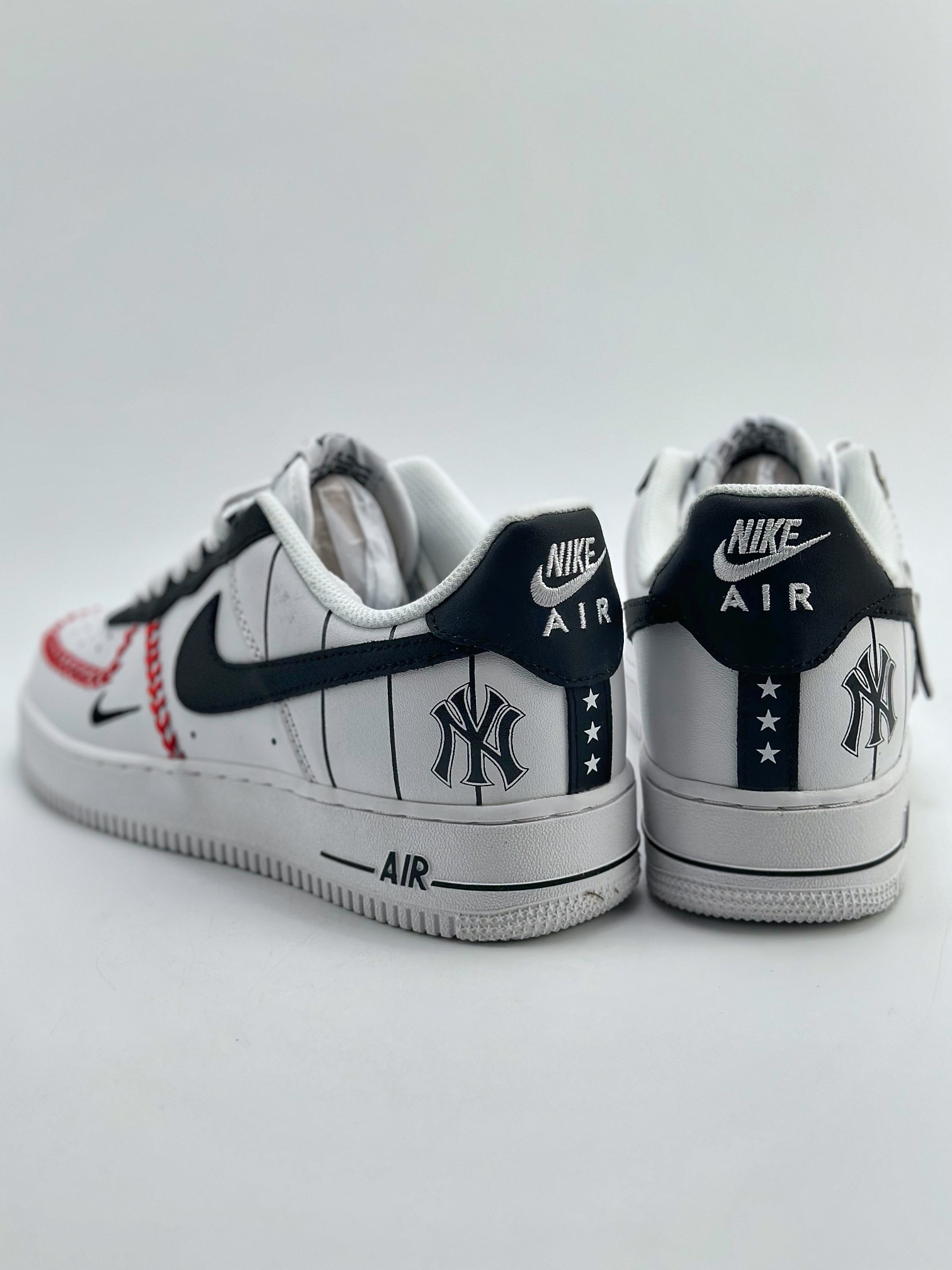 240 Nike Air Force 1 Low 07 x MLB 联名白黑红 NY1107-11