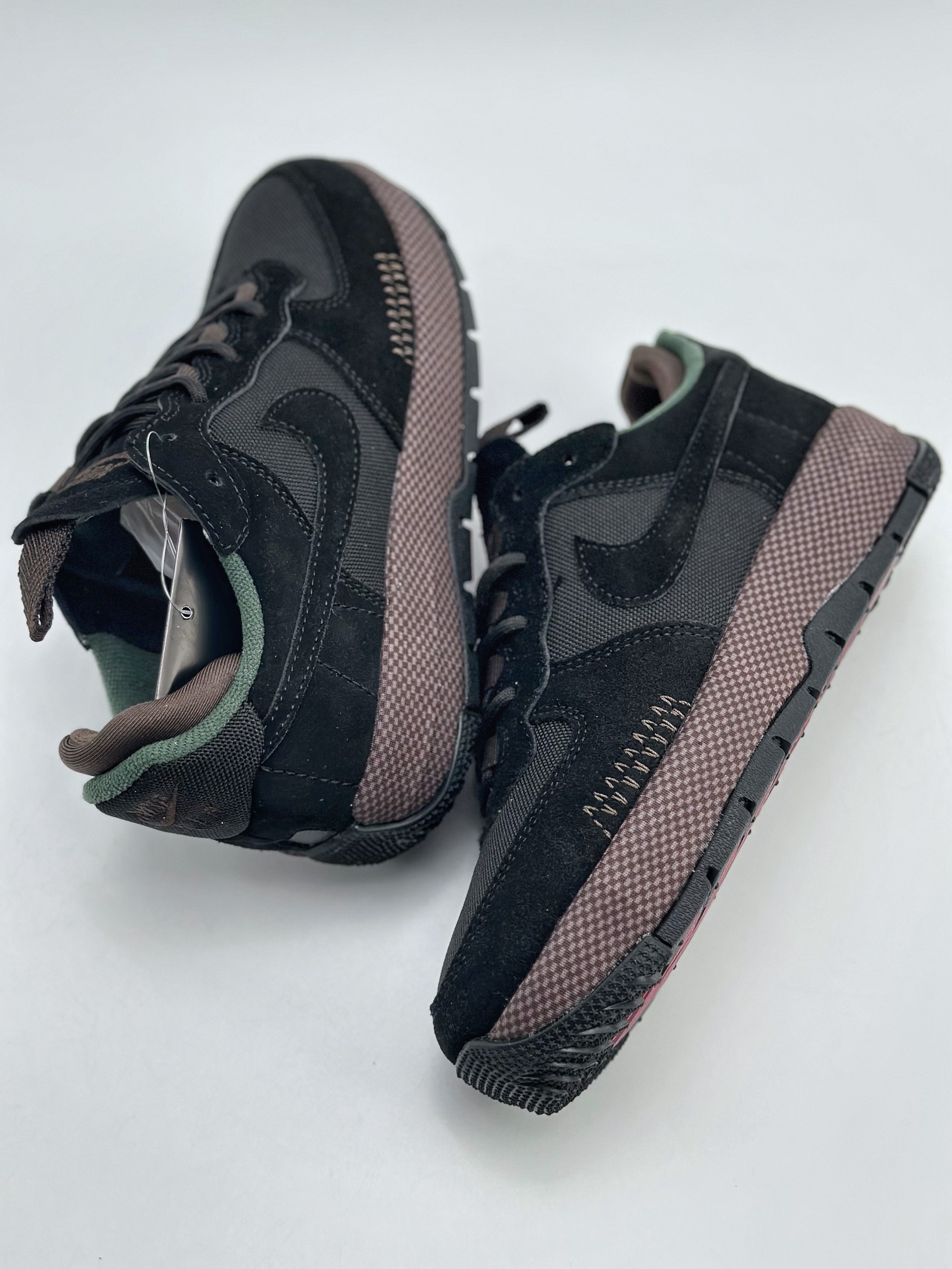 260 Nike W Air Force 1 Wild Low 07 黑棕 FB2348-001