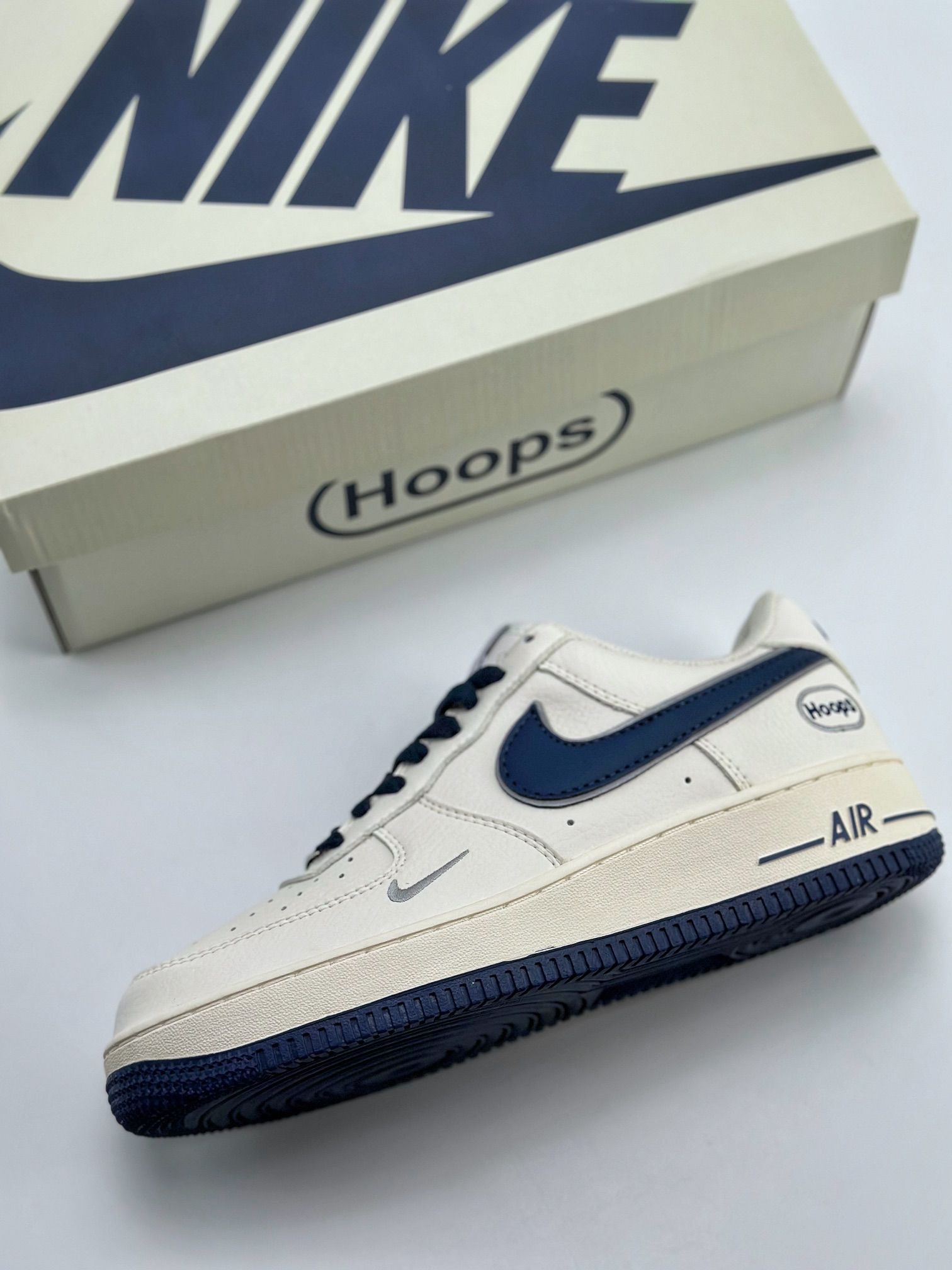 Nike Air Force 1 Low 07 x Hoops White Dark Blue HP2369-008