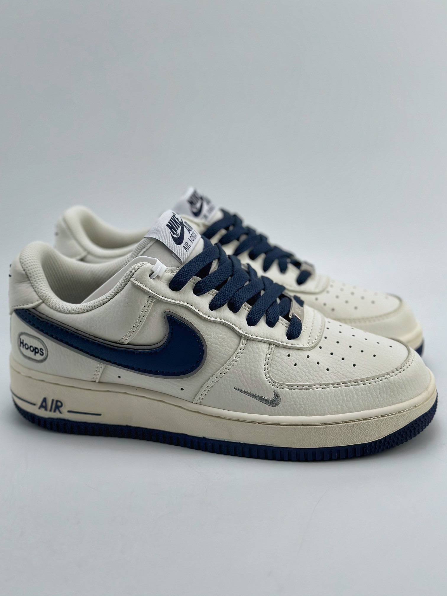 Nike Air Force 1 Low 07 x Hoops White Dark Blue HP2369-008