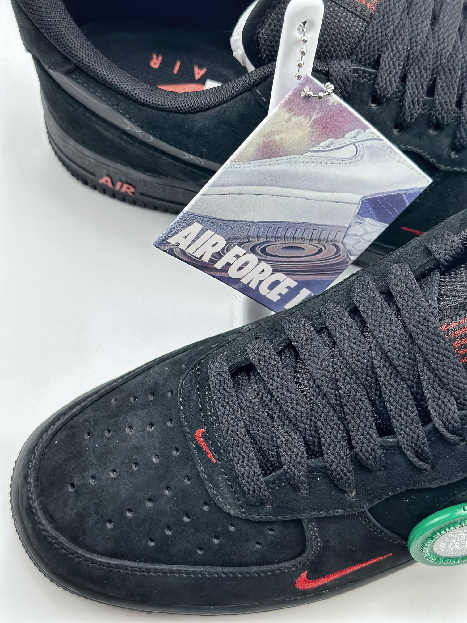 Nike Air Force 1 Low 07 Black and Red Deconstruction DZ4514-001