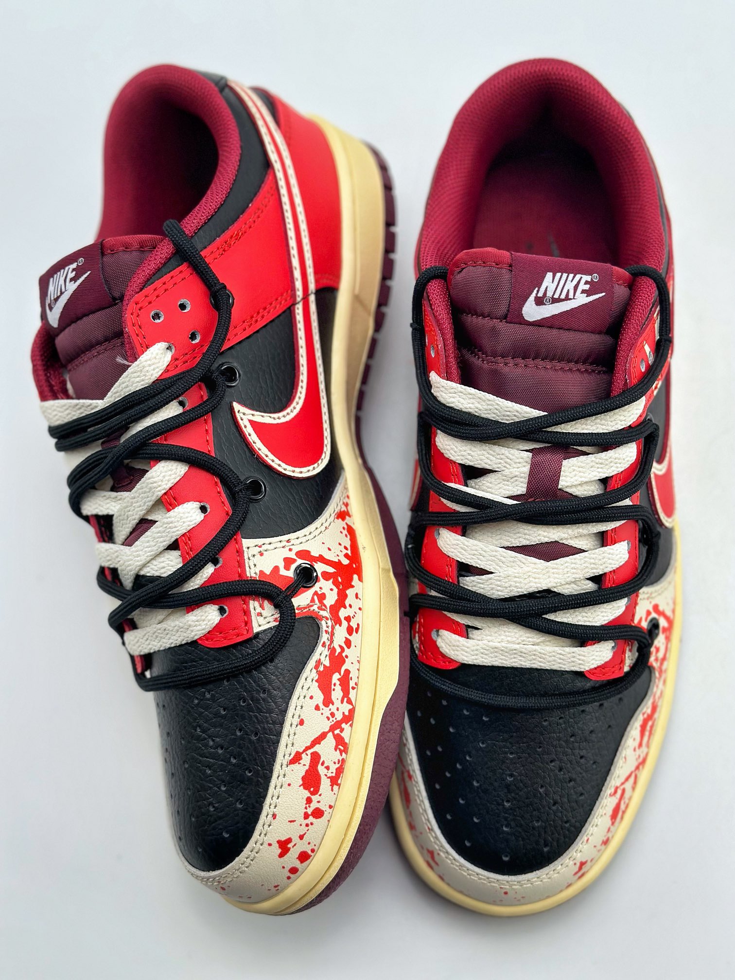 NIKE SB Dunk Low WUYA Violent Aesthetics Black and Red DJ6188-600