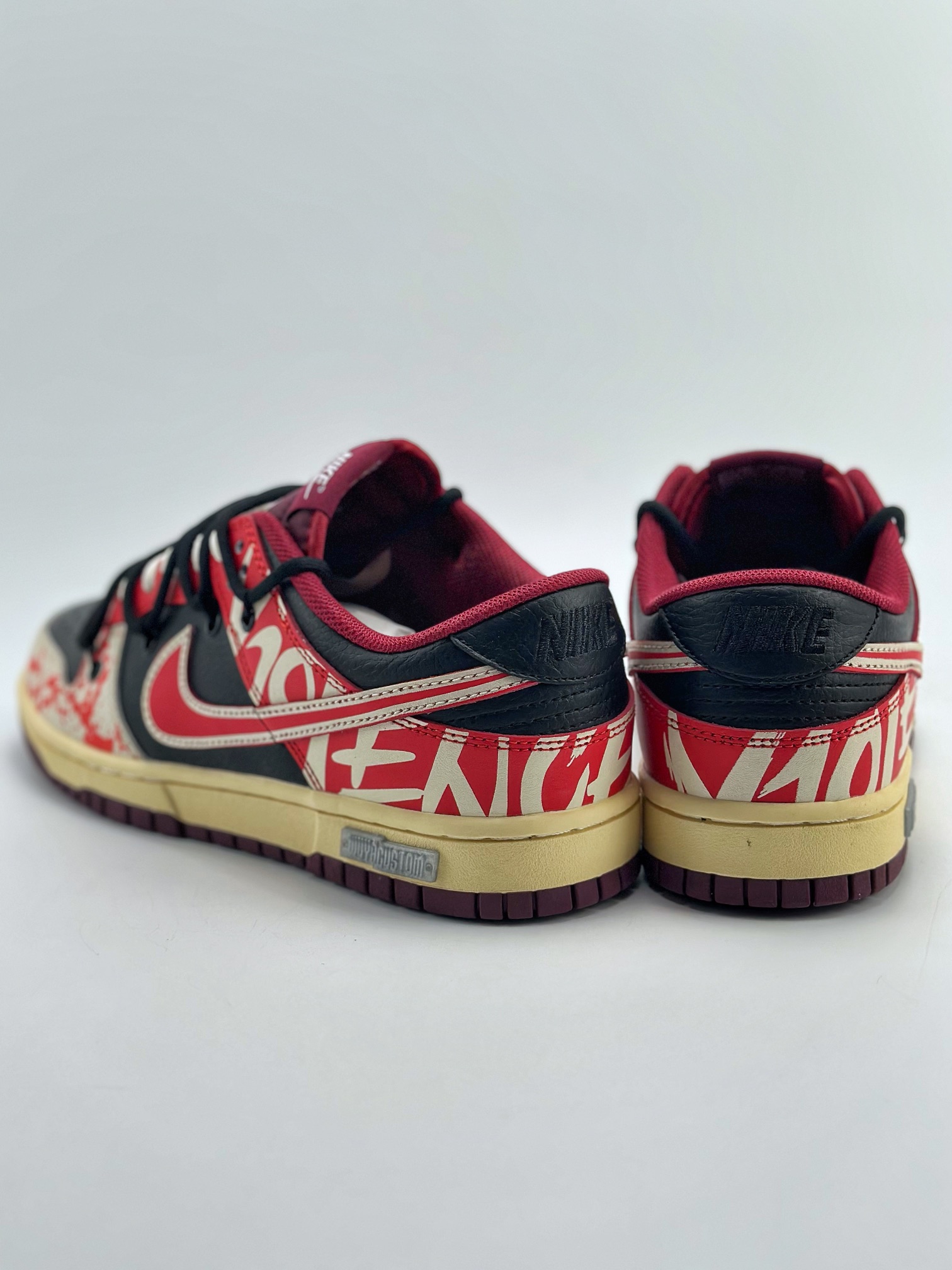 NIKE SB Dunk Low WUYA Violent Aesthetics Black and Red DJ6188-600