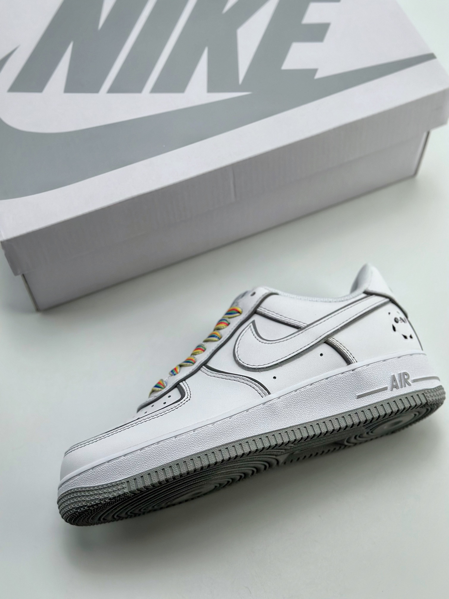 Nike Air Force 1 Low 07 Panda Gray Reflective GU7895-639