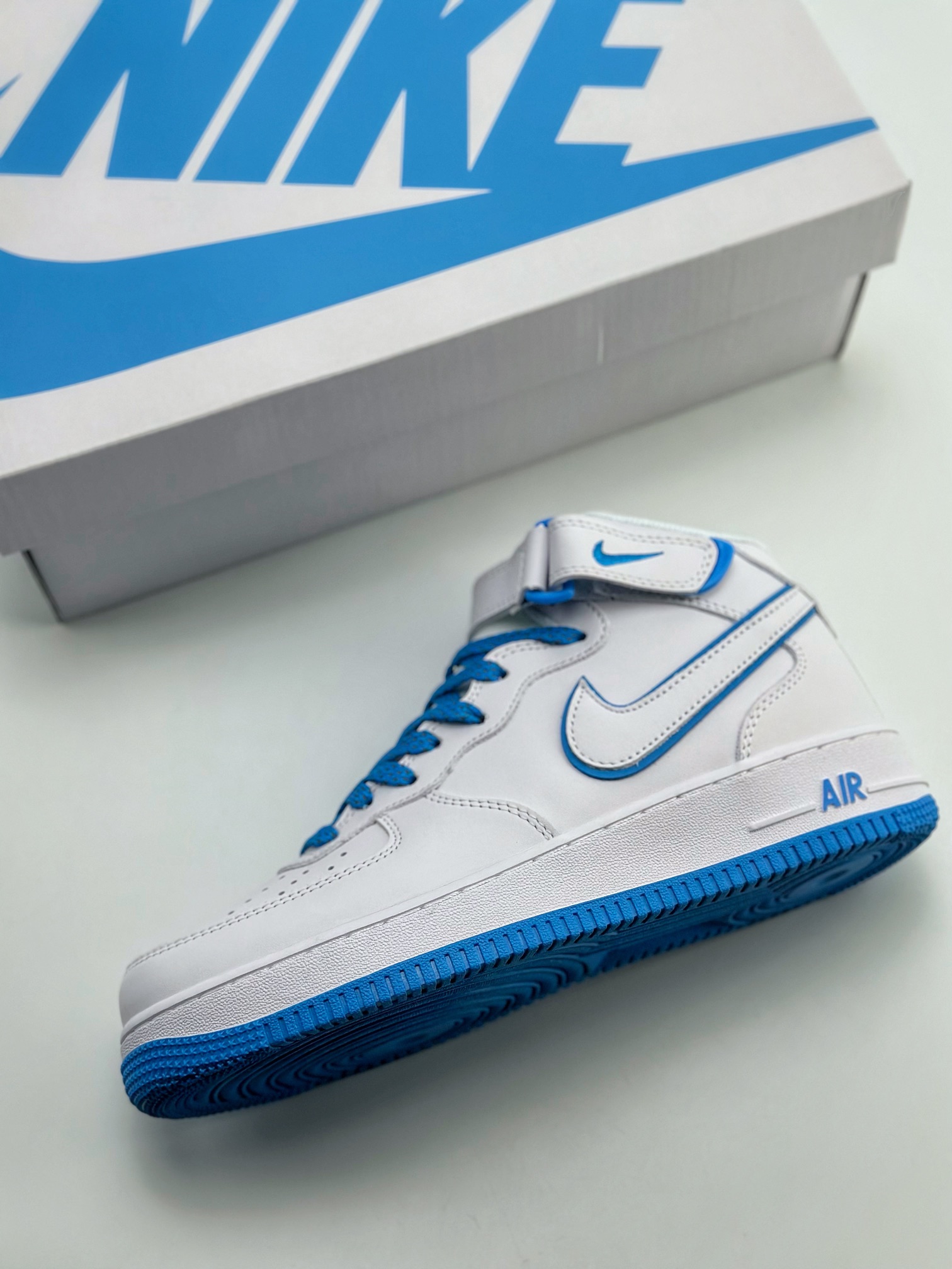 Nike Air Force 1 Mid 07 White Blue China WP5623-831