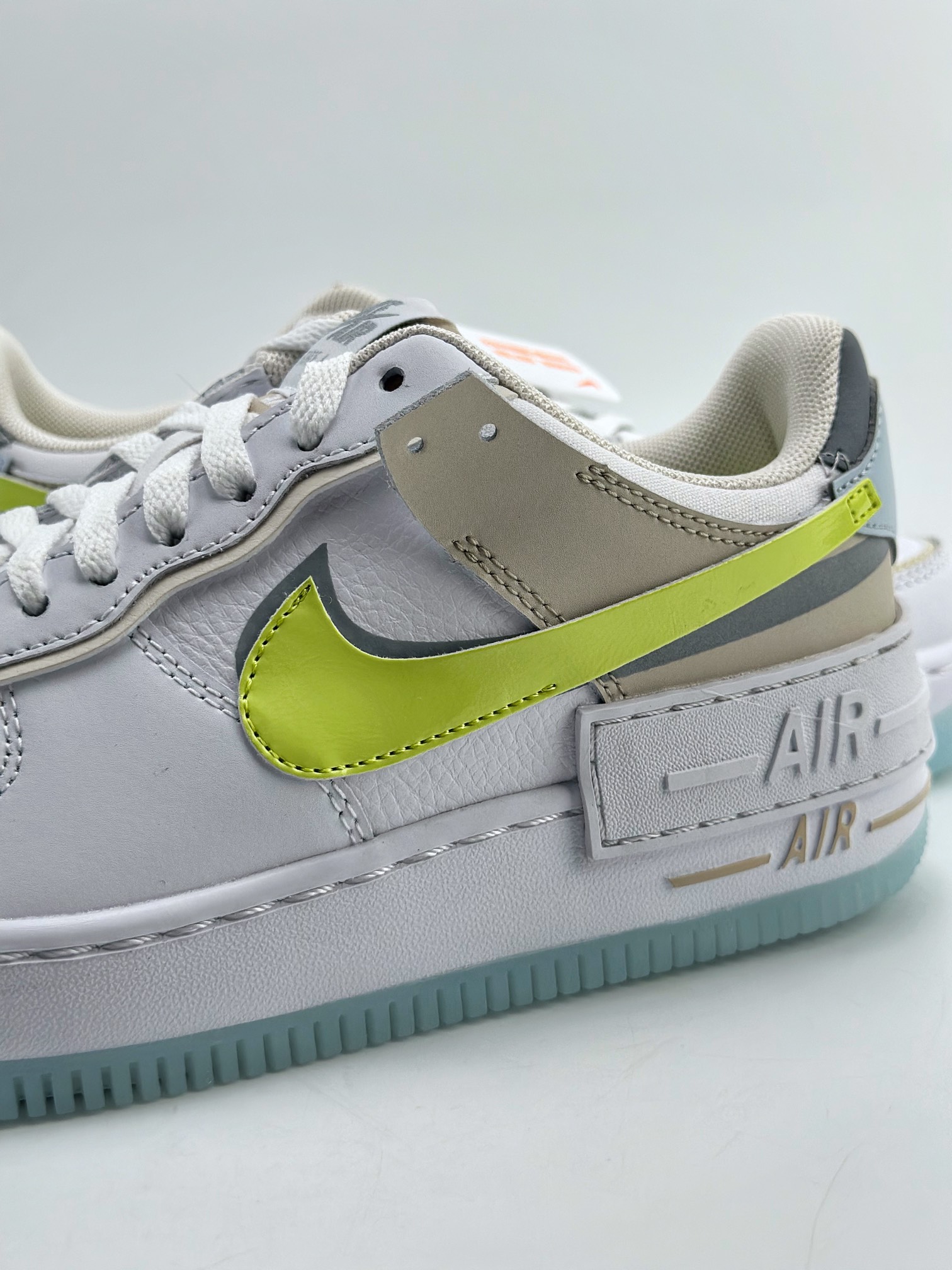 Nike Air Force 1 Low 07 Shadow White Green Brown Macaron FB7582-100