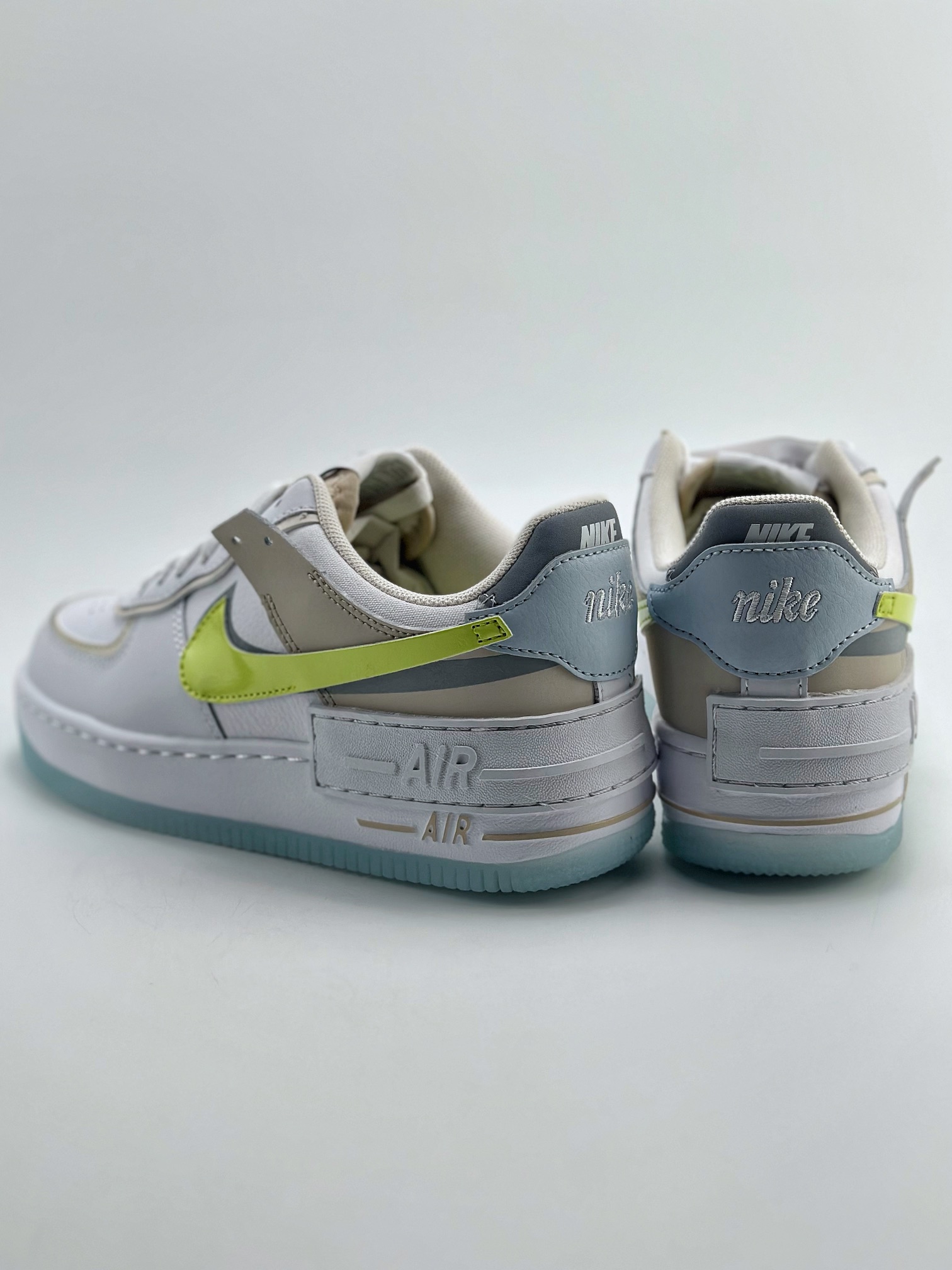 Nike Air Force 1 Low 07 Shadow White Green Brown Macaron FB7582-100