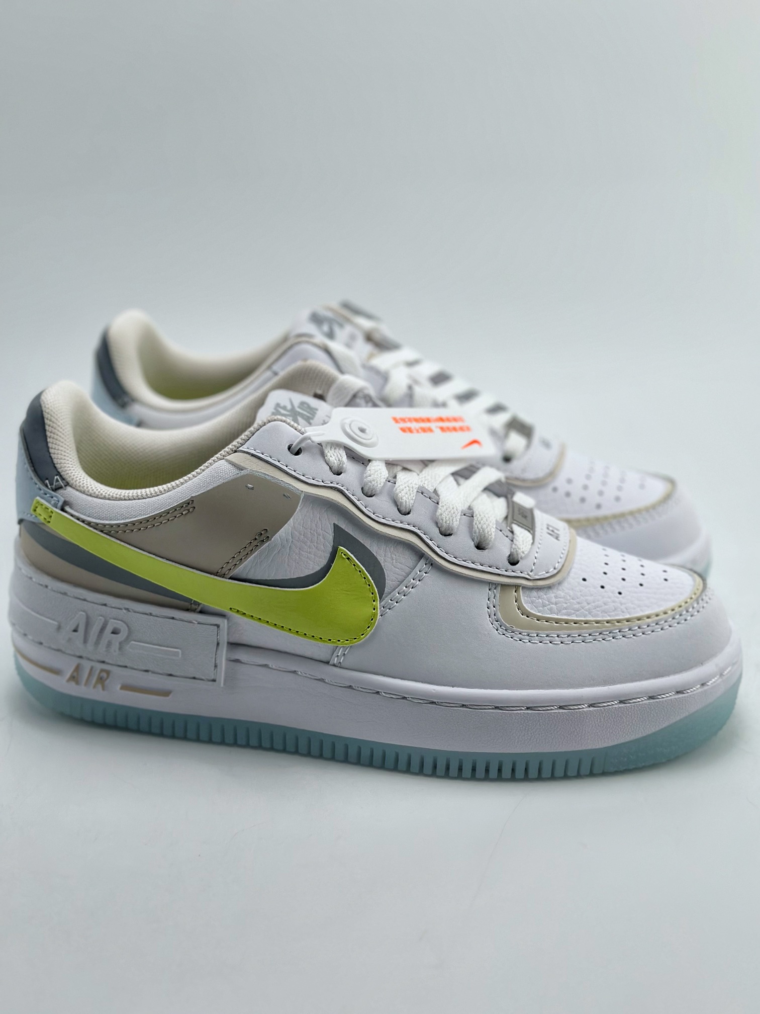 Nike Air Force 1 Low 07 Shadow White Green Brown Macaron FB7582-100