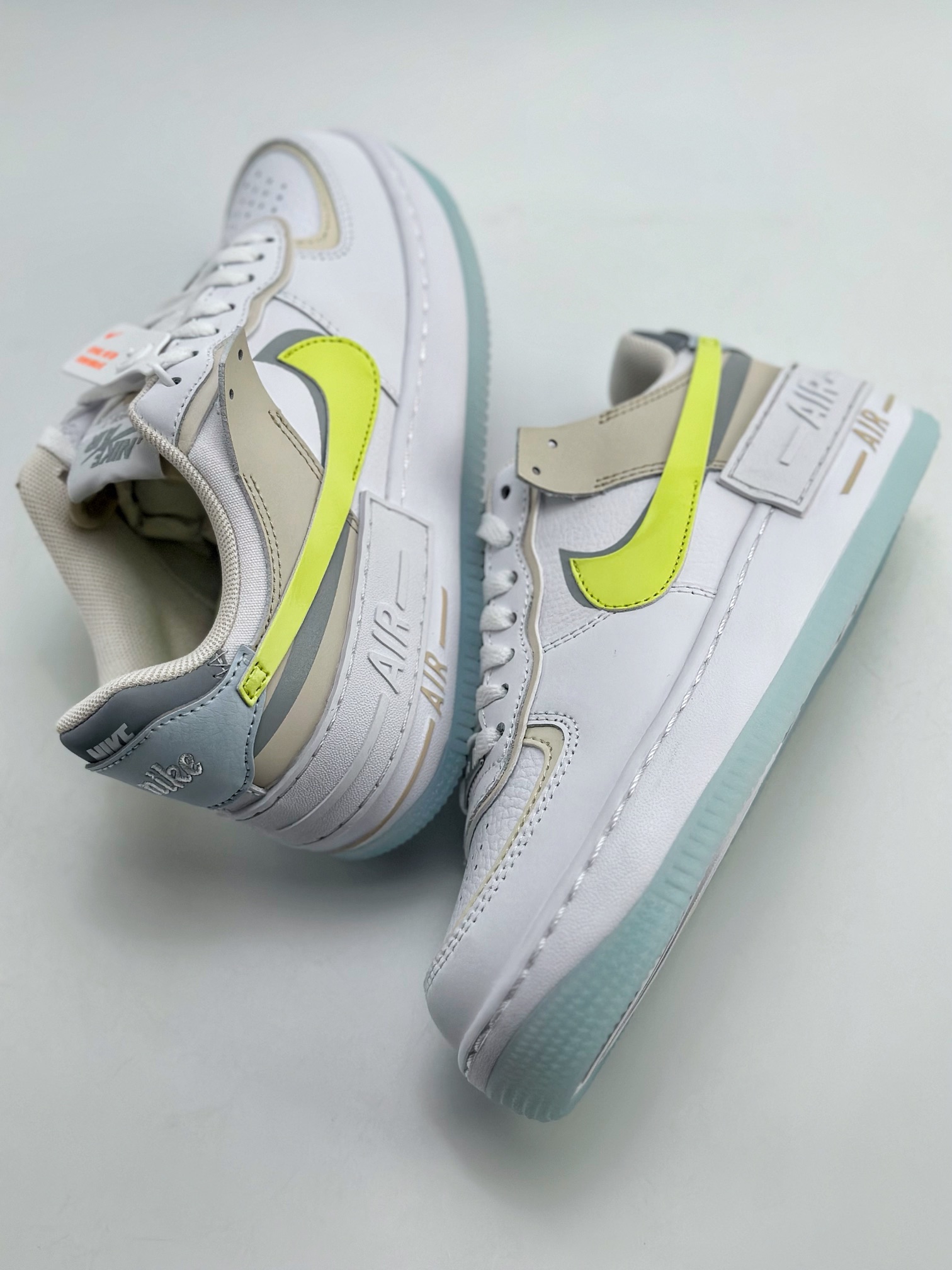 Nike Air Force 1 Low 07 Shadow White Green Brown Macaron FB7582-100