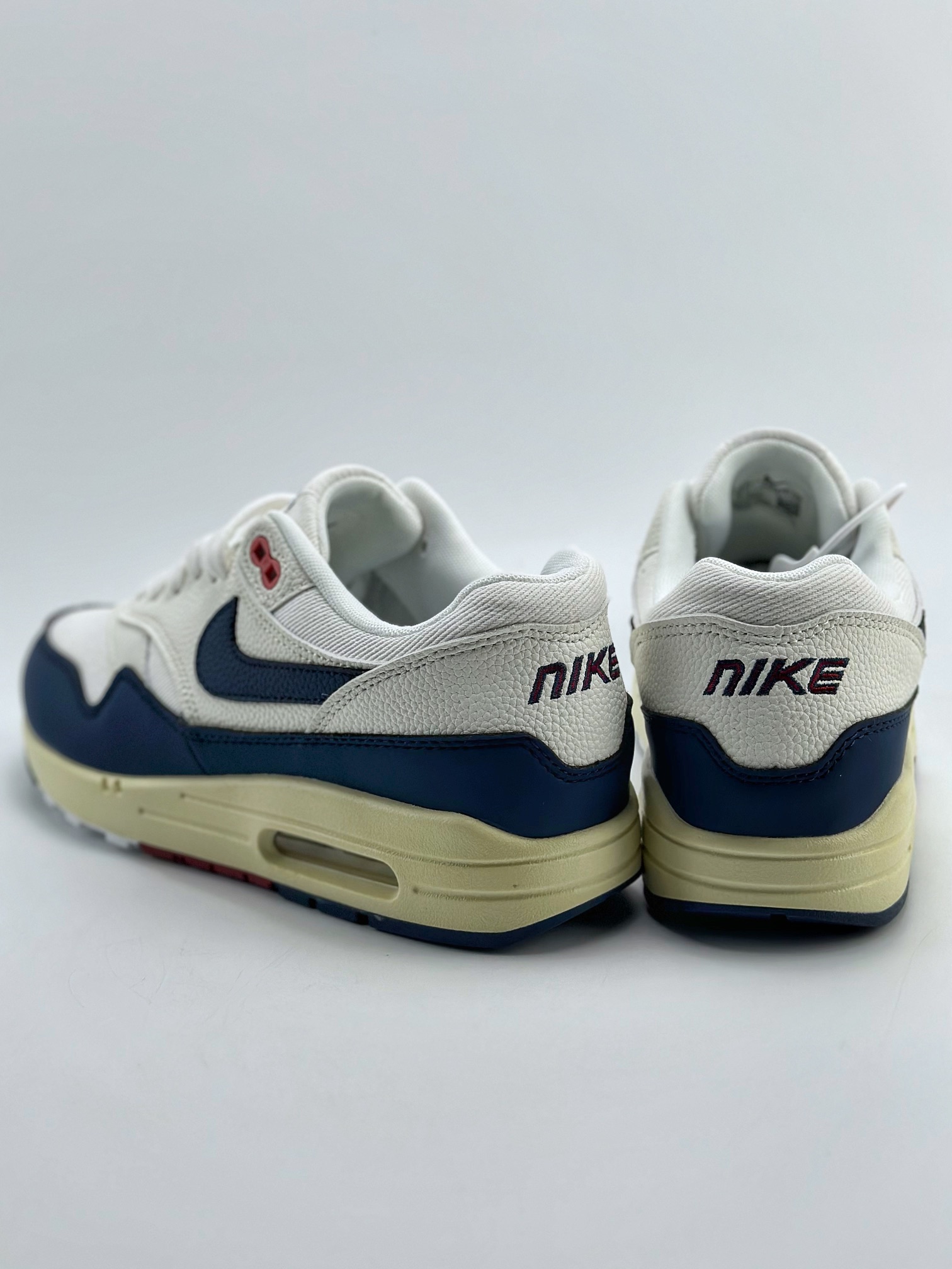 Nike Air Max 1 white, blue and yellow retro casual running shoes FD2370-110