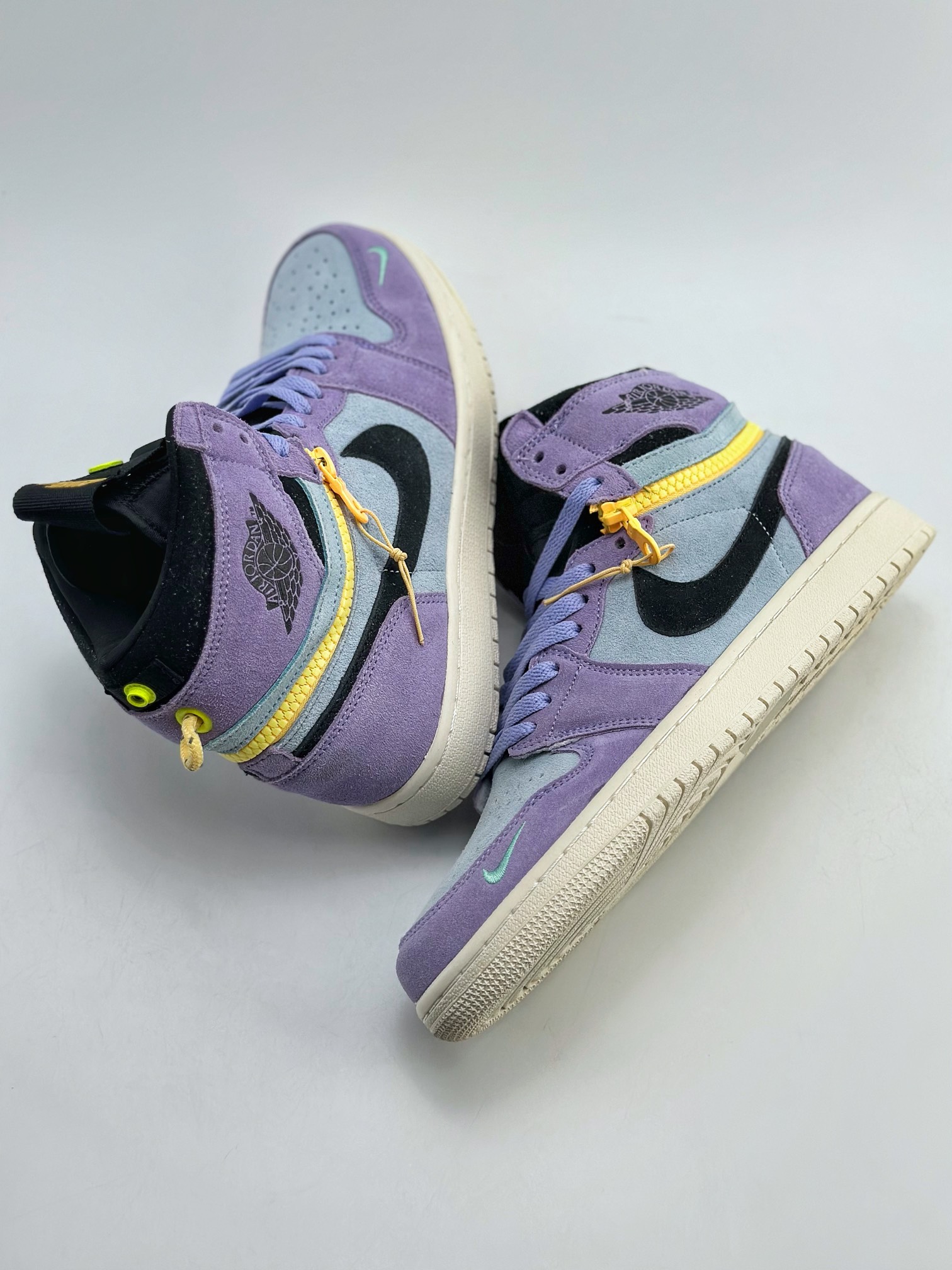 220 Air Jordan 1 Switch “Purple Pulse” 紫罗兰 拉链 CW6576-100