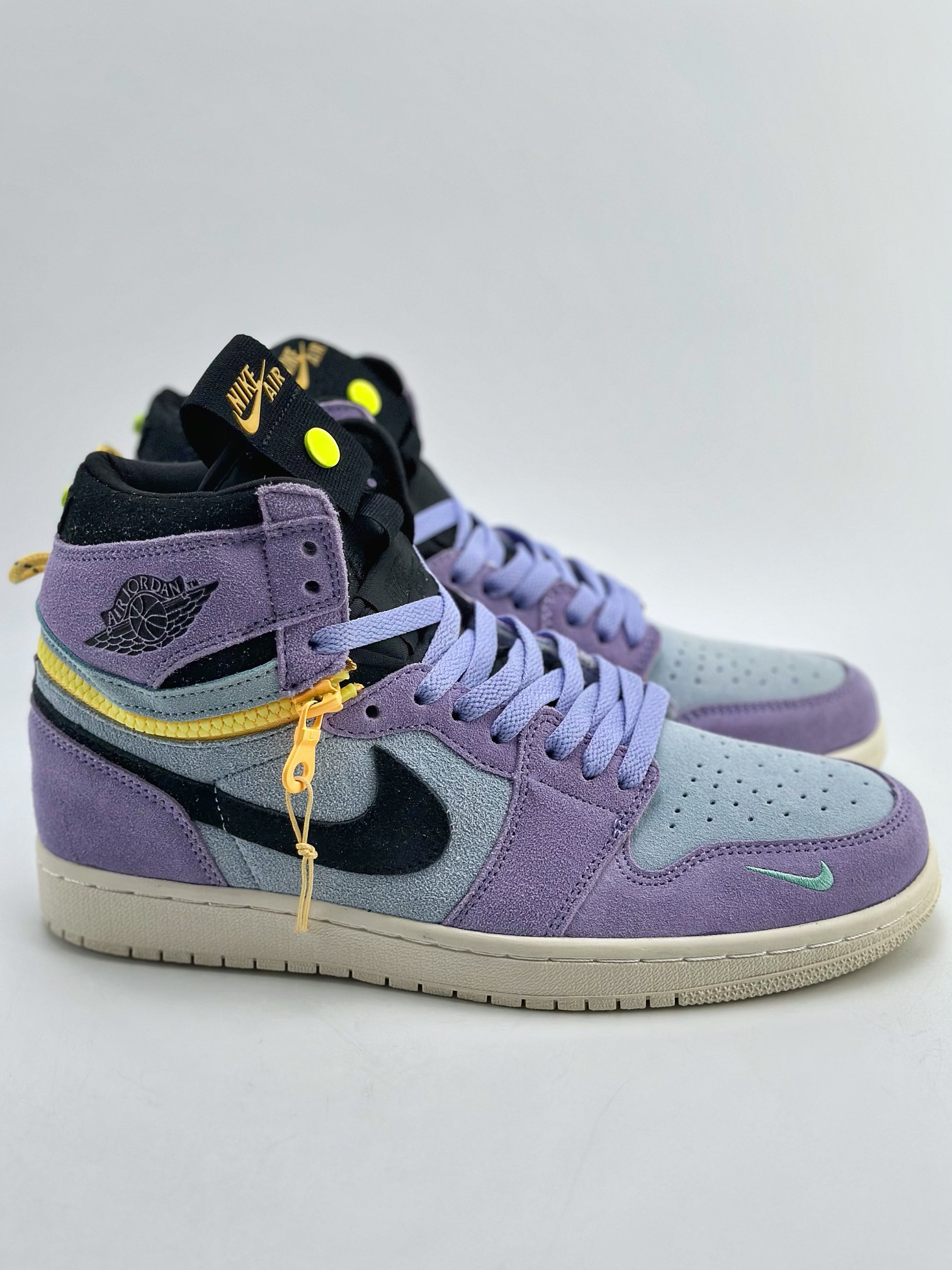 220 Air Jordan 1 Switch “Purple Pulse” 紫罗兰 拉链 CW6576-100