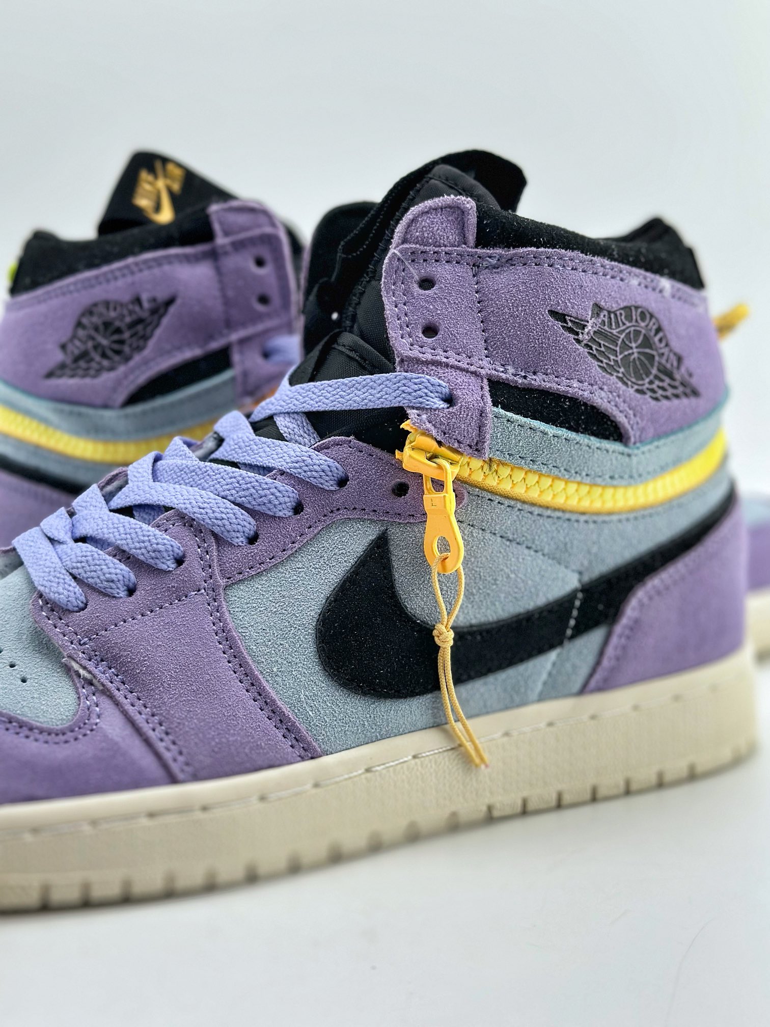 220 Air Jordan 1 Switch “Purple Pulse” 紫罗兰 拉链 CW6576-100