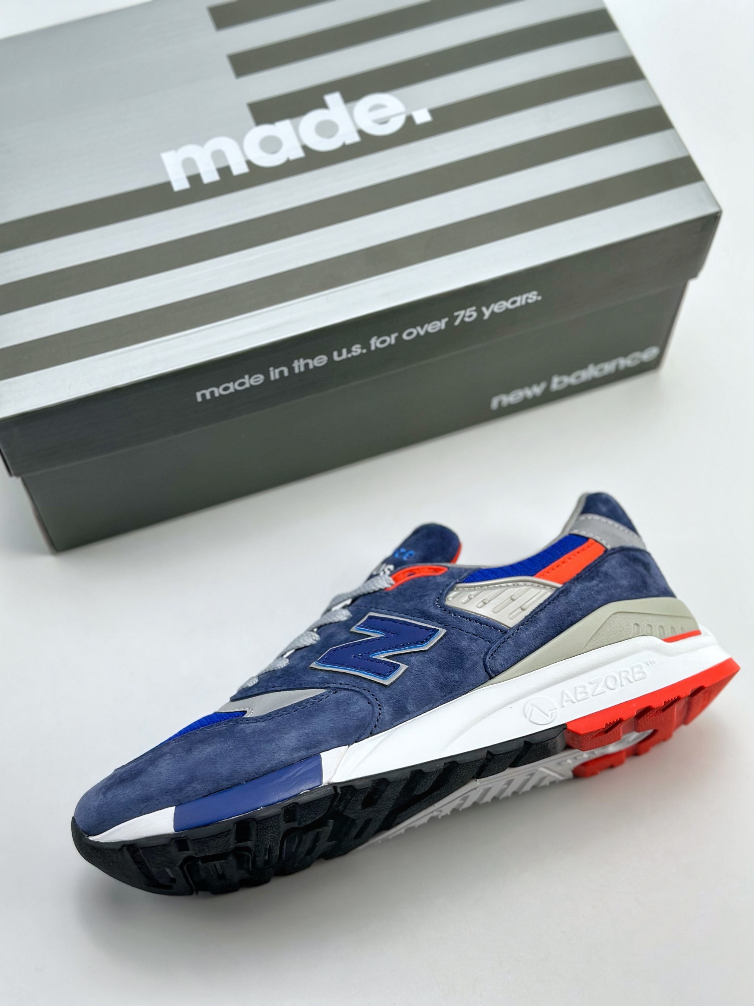 160 New Balance 998 新百伦 3M反光复古慢跑鞋 ENCAP缓震中底 M998CSAL