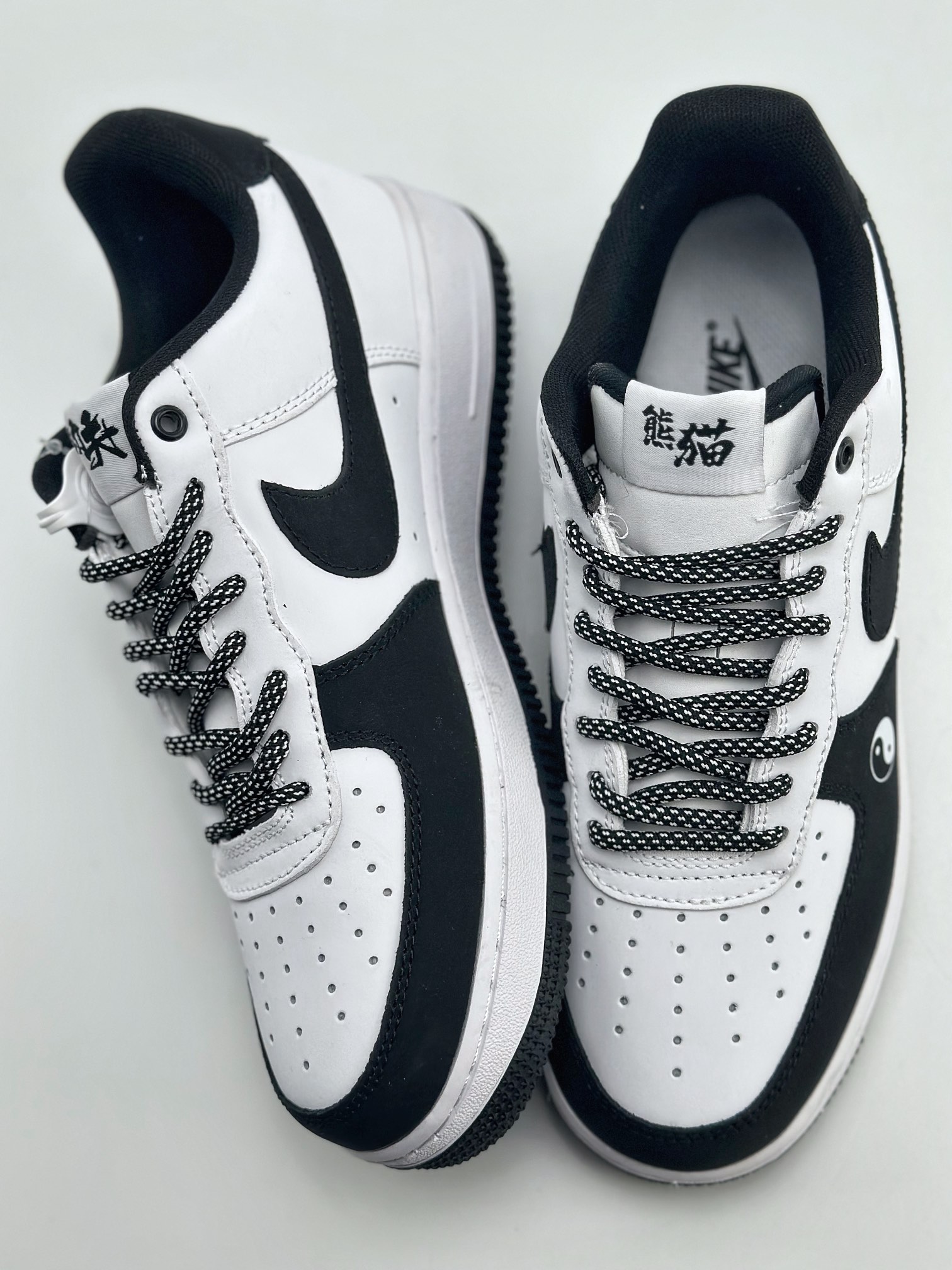 200 Nike Air Force 1 Low 07 ”Kung Fu Panda”黑白功夫熊猫 BS9055-701