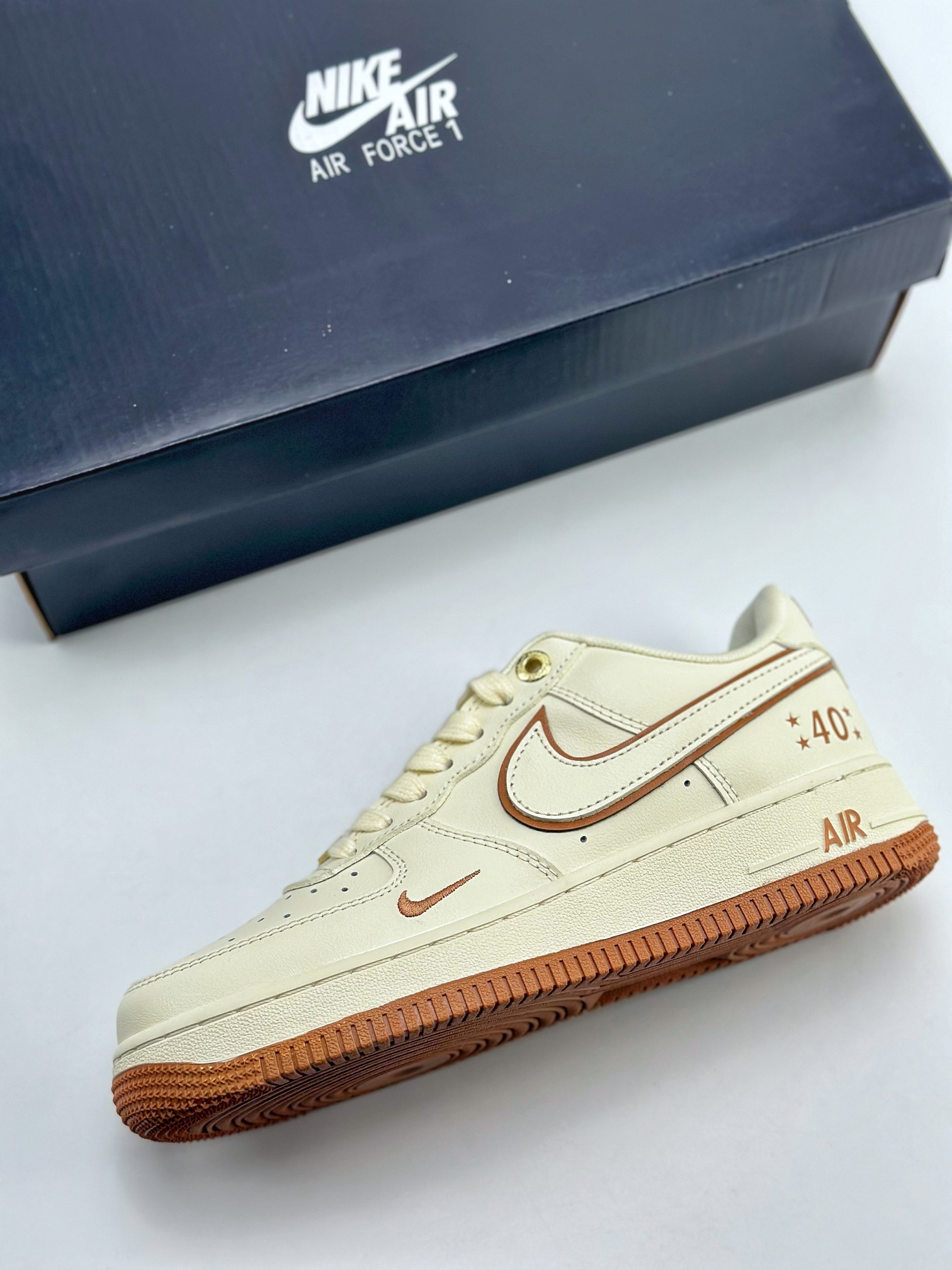 240 Nike Air Force 1 Low 07 40周年白棕 DQ7658-109