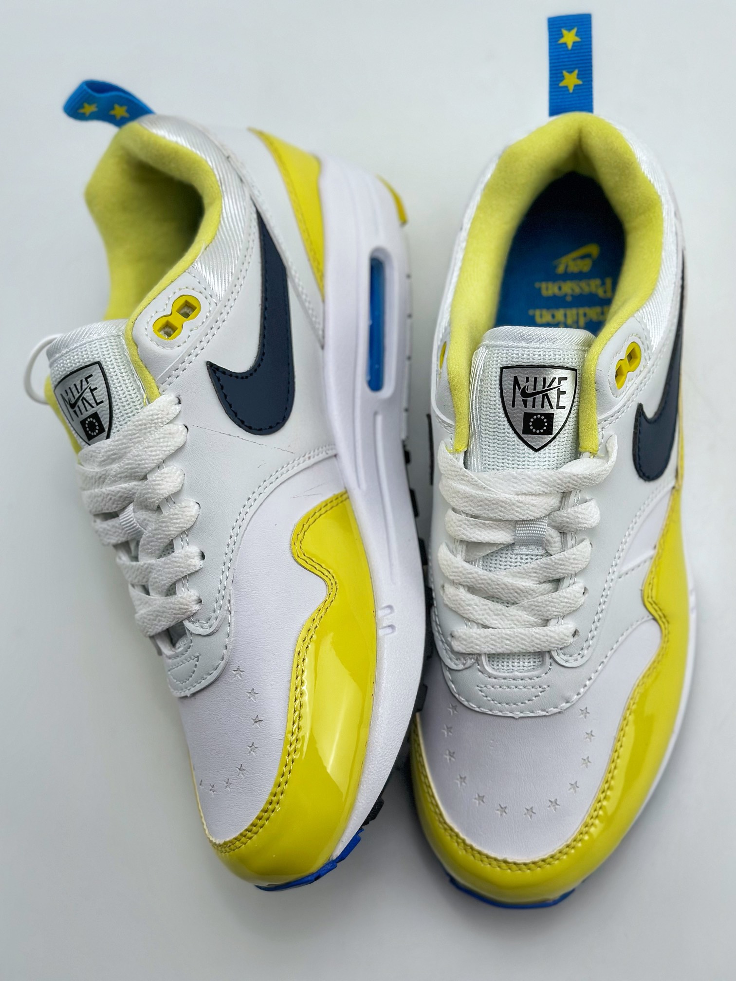 240 Nike Air Max 1 白黄 复古休闲跑步鞋 FN8075-101