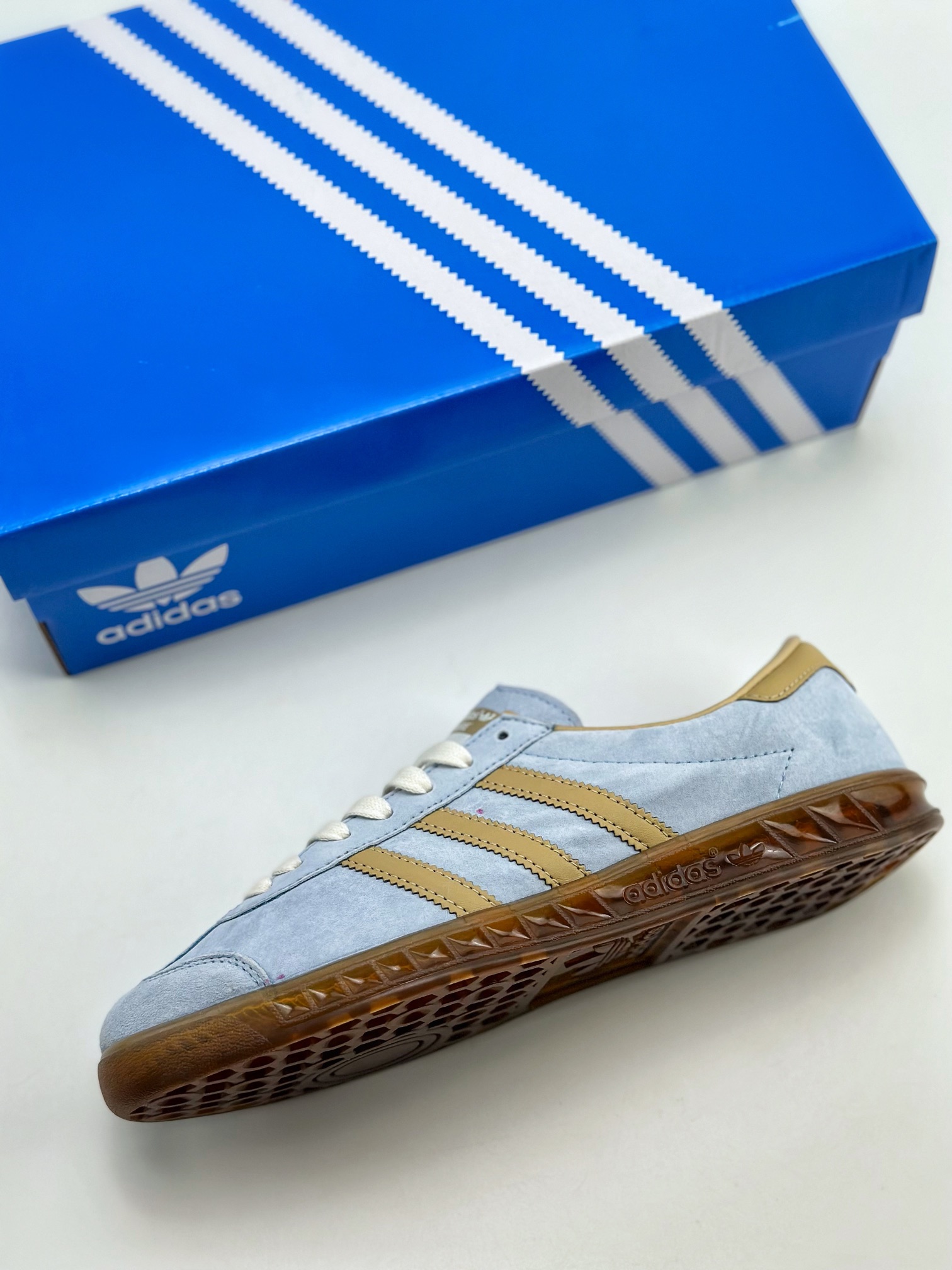 150 adidas originals Samba OG 生胶蓝黄 ID6963