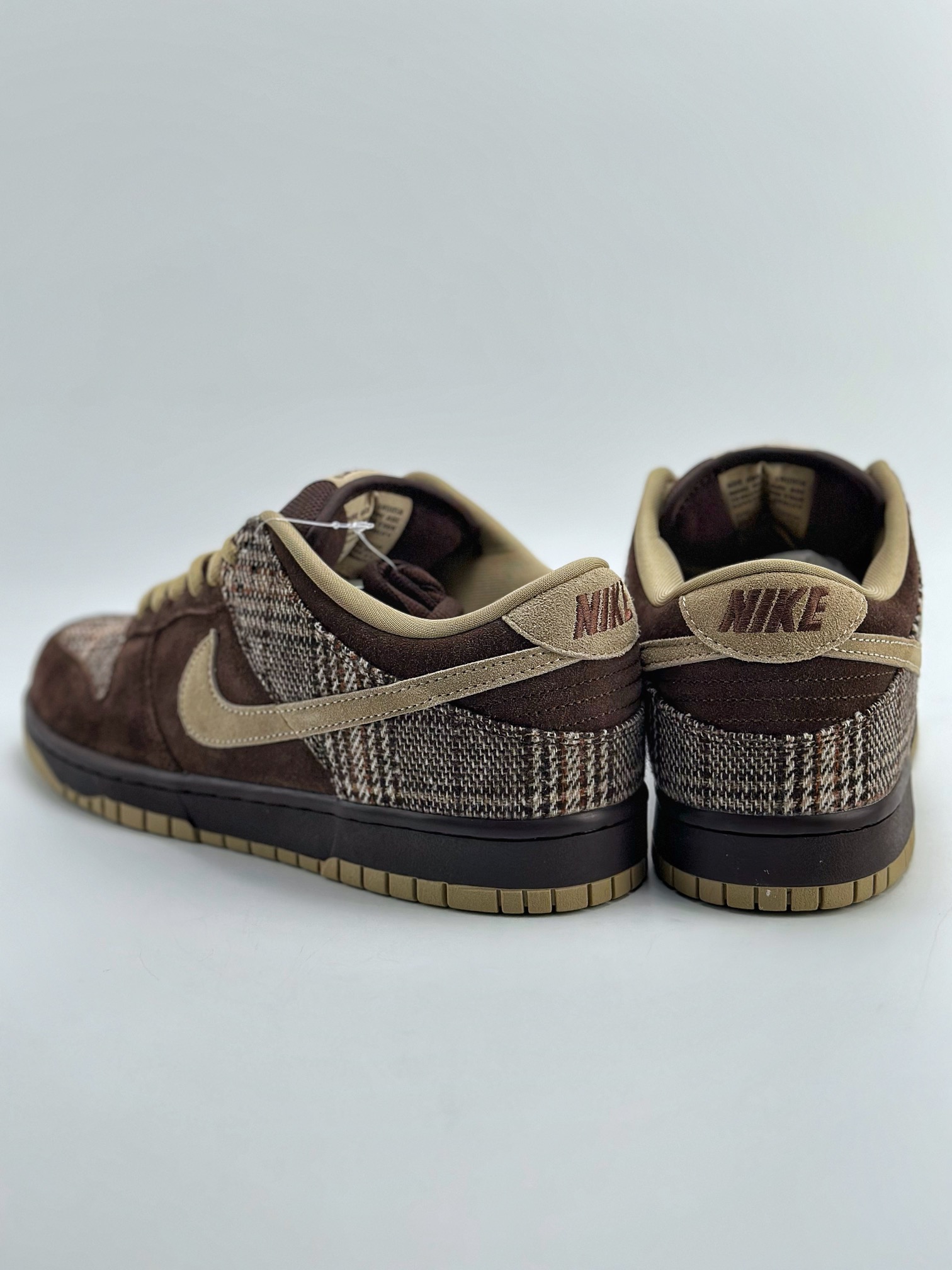 350 Nike SB Dunk Low PRO Tweed 格子棕拼接 304292-223