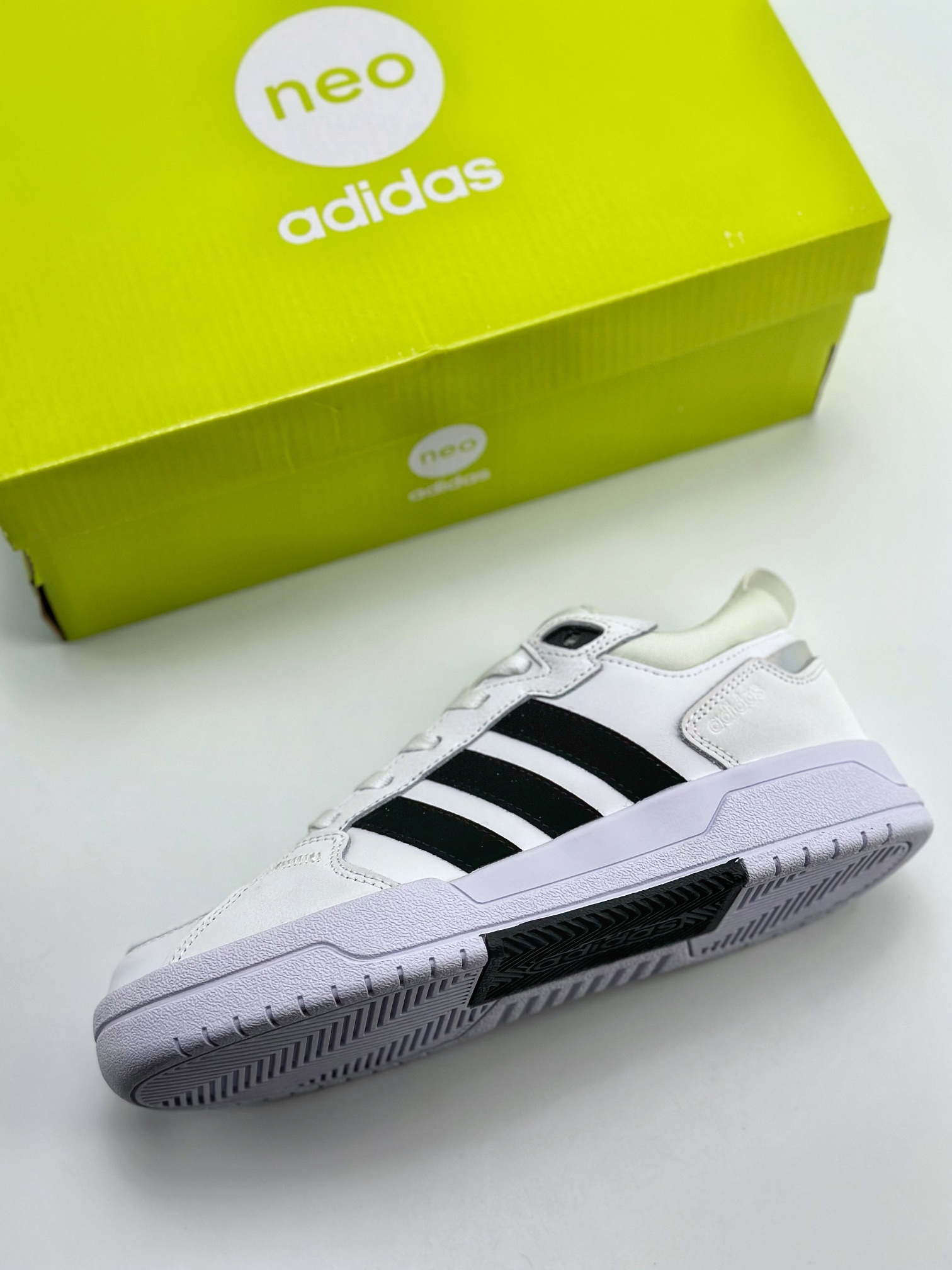 120 Adidas neo 100DBLifestyle 防滑轻便低帮 Courtbeat 休闲板鞋 GY7007GJ