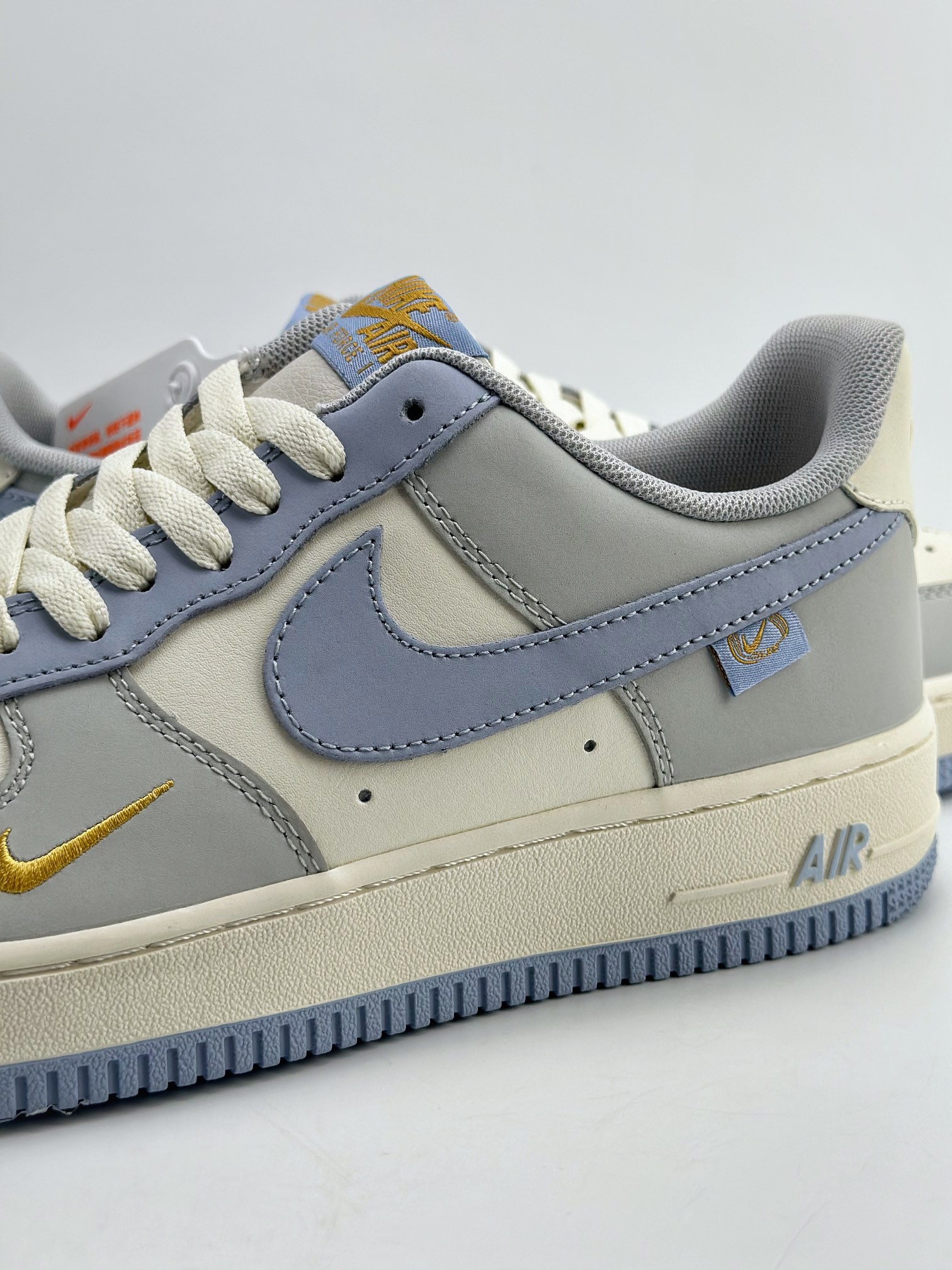 240 Nike Air Force 1 Low 07 拼接白蓝灰 DB3301-117