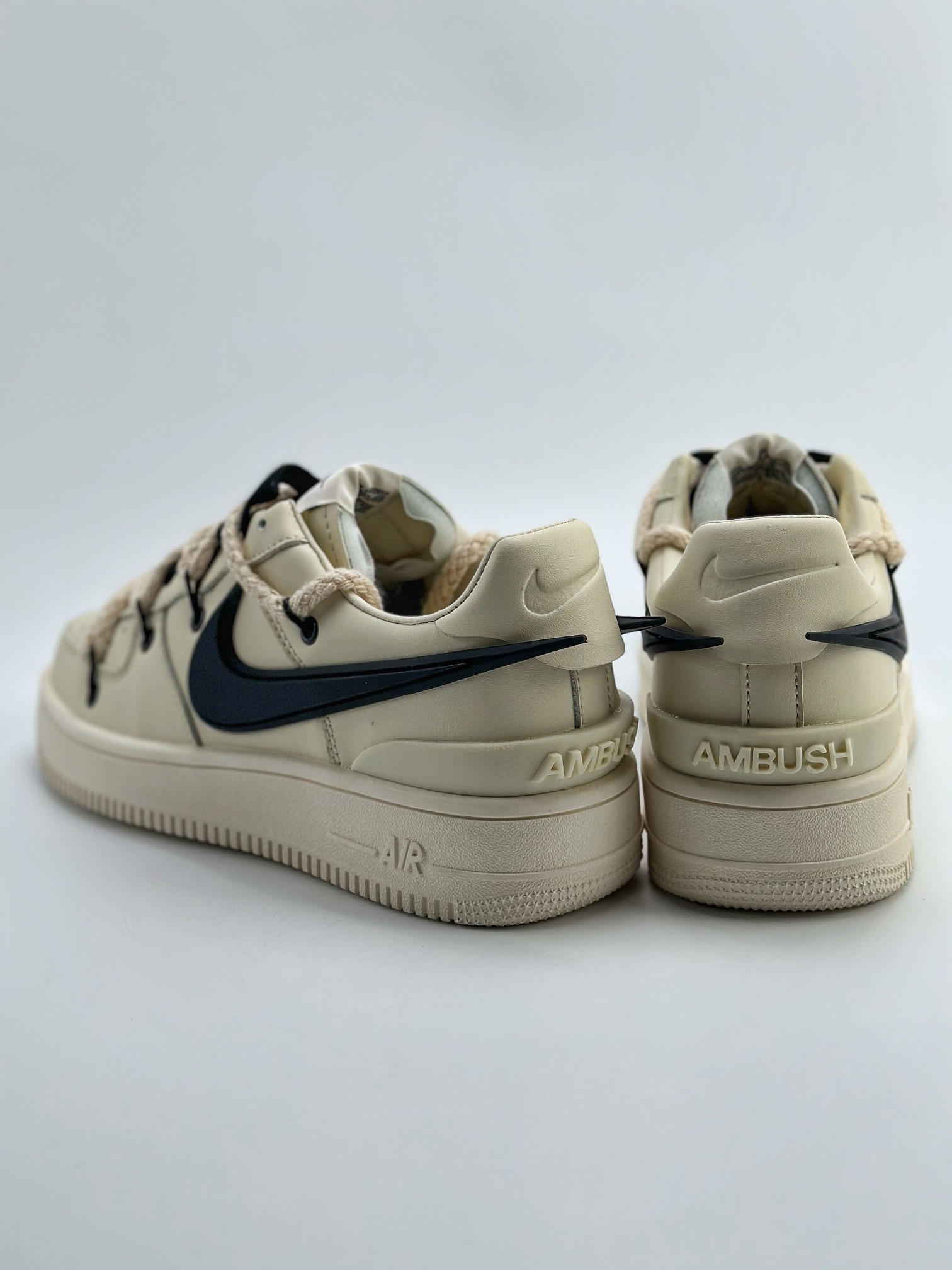 200 Nike Air Force 1 Low 07 x AMBUSH 米黄绑带 DV3464-002