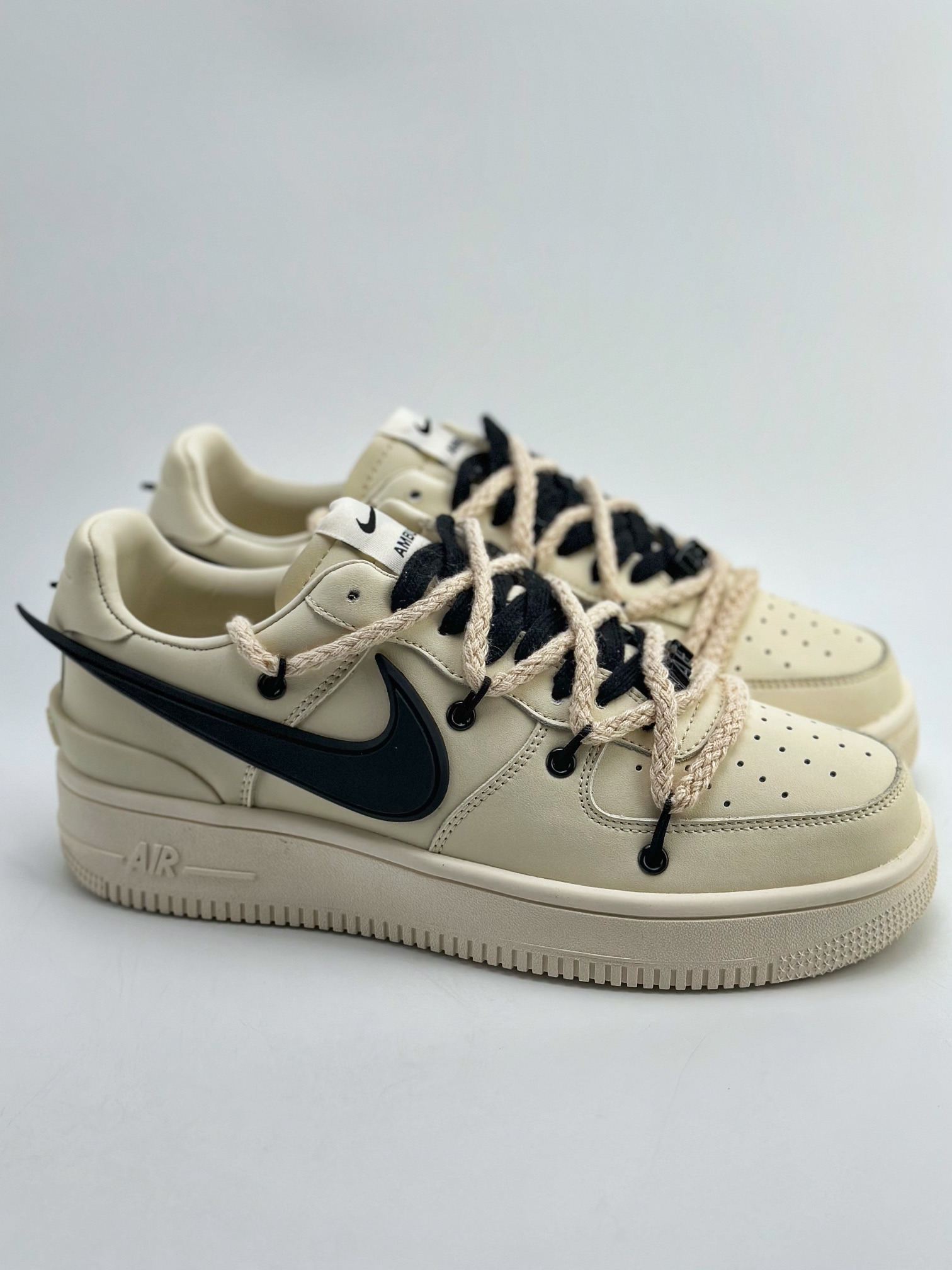 200 Nike Air Force 1 Low 07 x AMBUSH 米黄绑带 DV3464-002