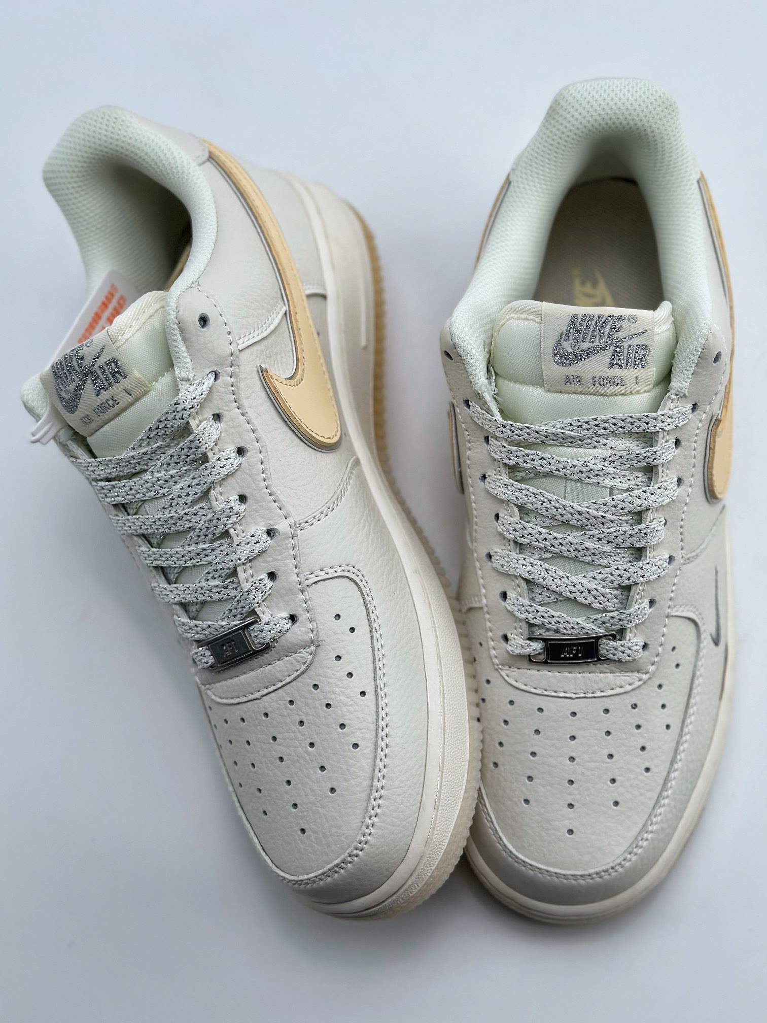 200 Nike Air Force 1 Low 07 五道杠米白黄 BS9055-734