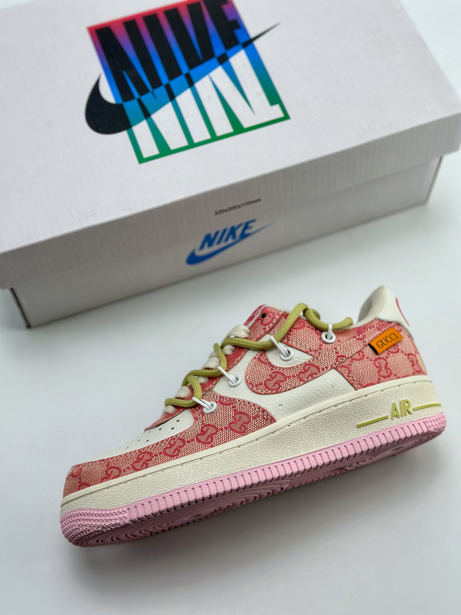 260 Nike Air Force 1 Low 07 x GUCCI 古驰联名绑带 BD7700-666