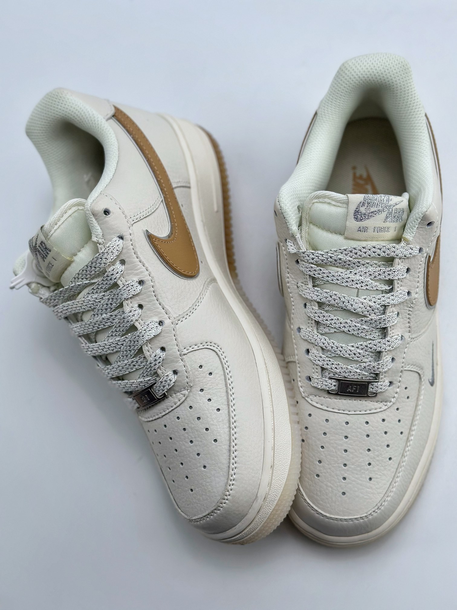 200 Nike Air Force 1 Low 07 五道杠米白棕 BS9055-735